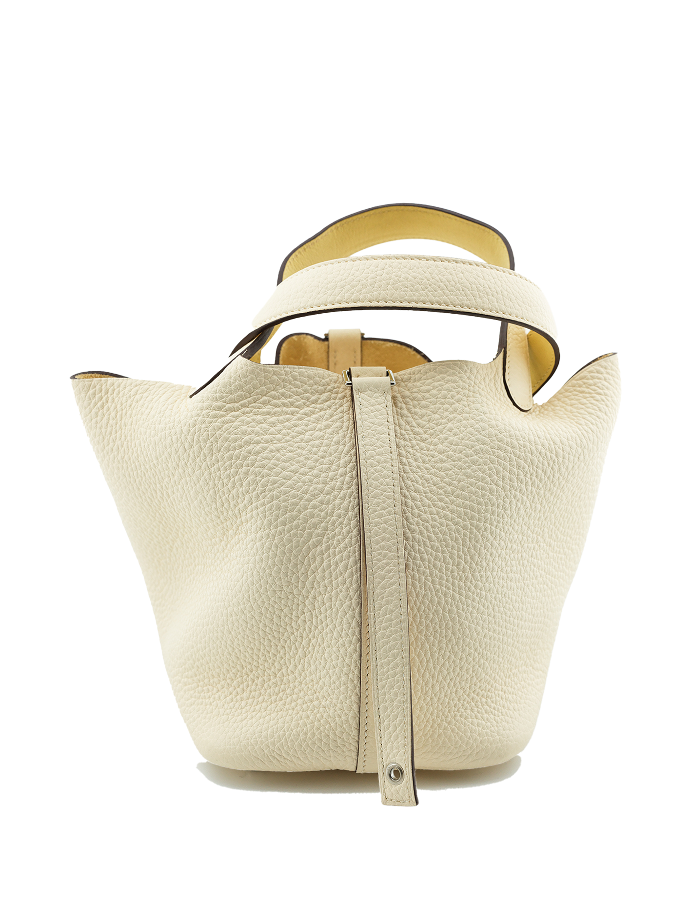 PRE-LOVED HERMES PICOTIN 18 TAURILLON CLEMENCE/ SWIFT NATA/ JAUNE MILTON PHW