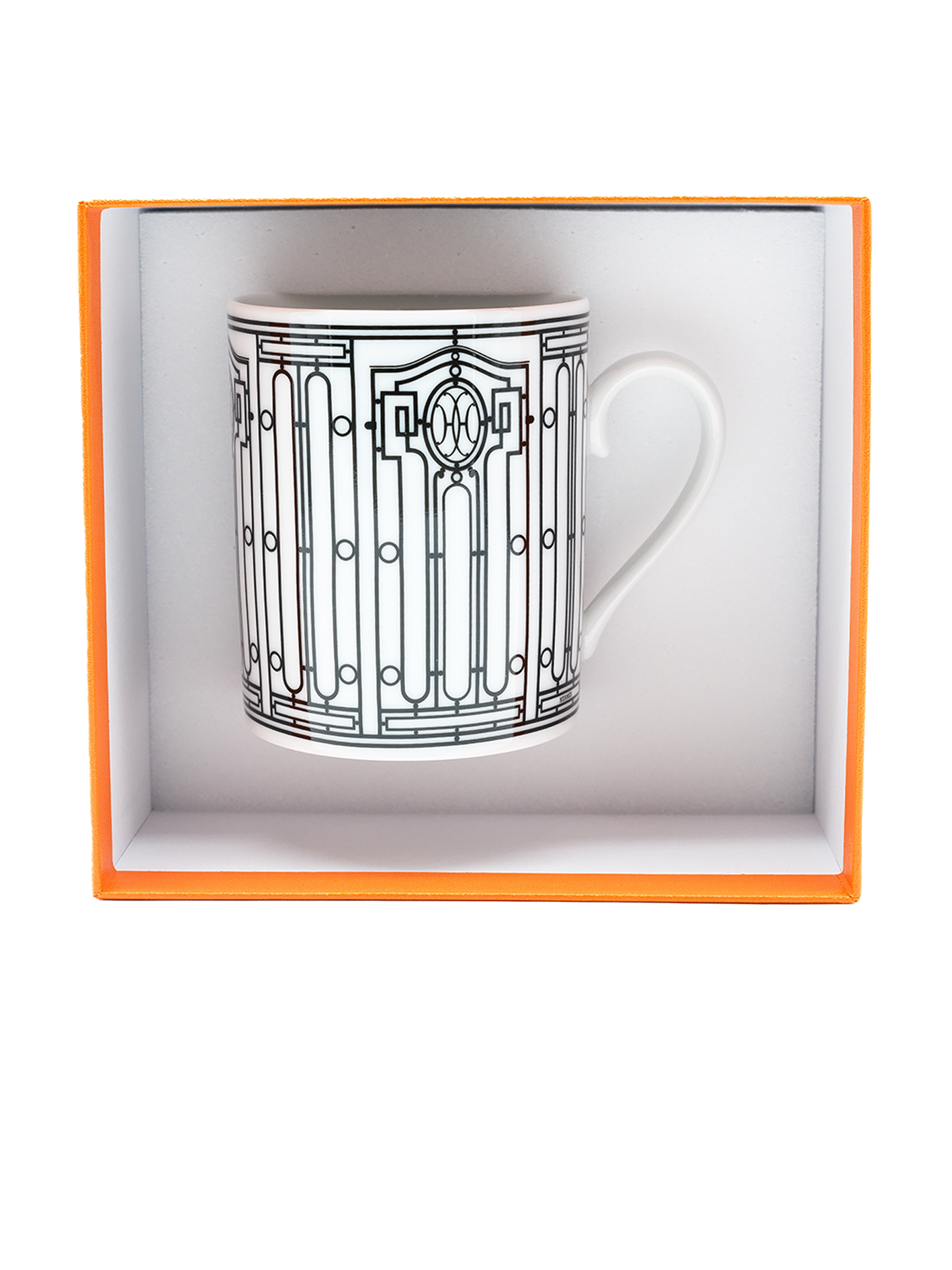 NEW HERMES H DECO MUG N°1 WHITE