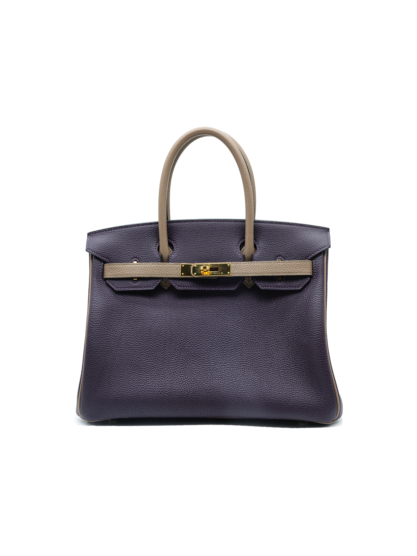 PRE-LOVED HERMÈS BIRKIN 30 TOGO RAISIN/ ETOUPE GHW