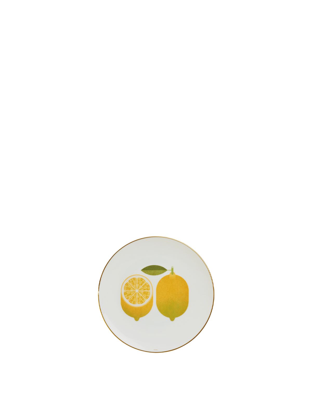 NEW HERMÈS KAORUMI DESSERT PLATE LEMON