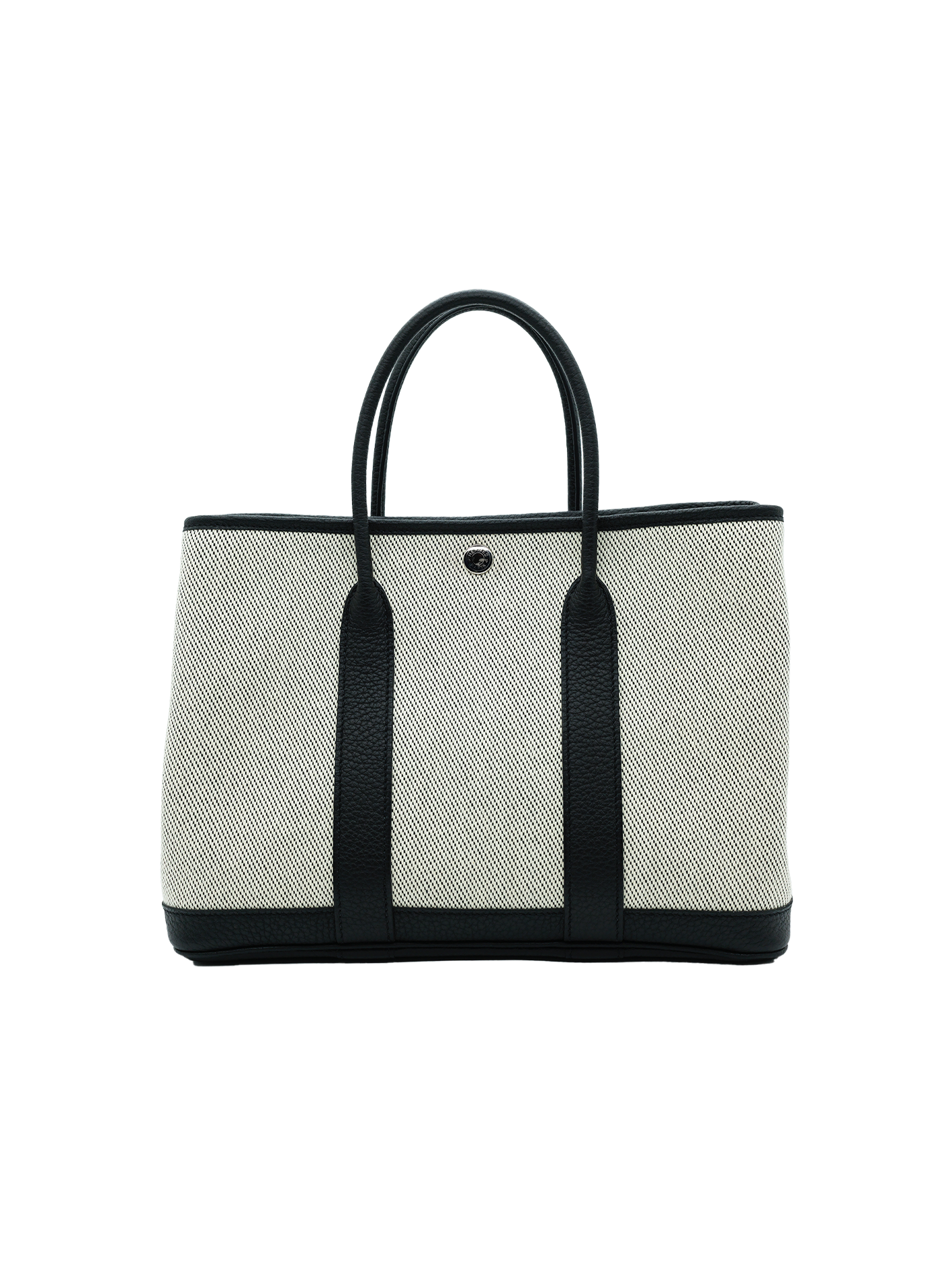 PRE-LOVED HERMÈS GARDEN PARTY 30 BLACK TOILE/ NEGONDA PHW