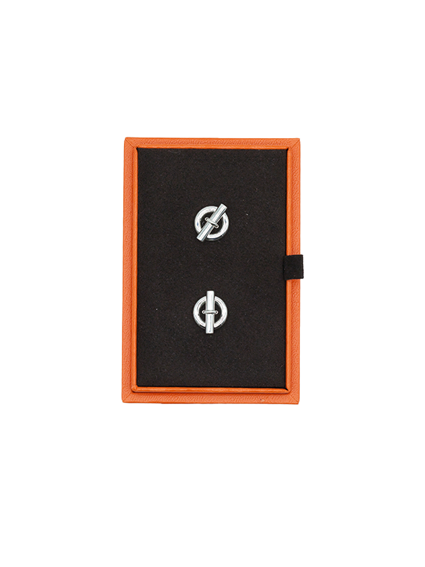 NEW HERMÈS CHAINE D'ANCRE MM EARRING PHW