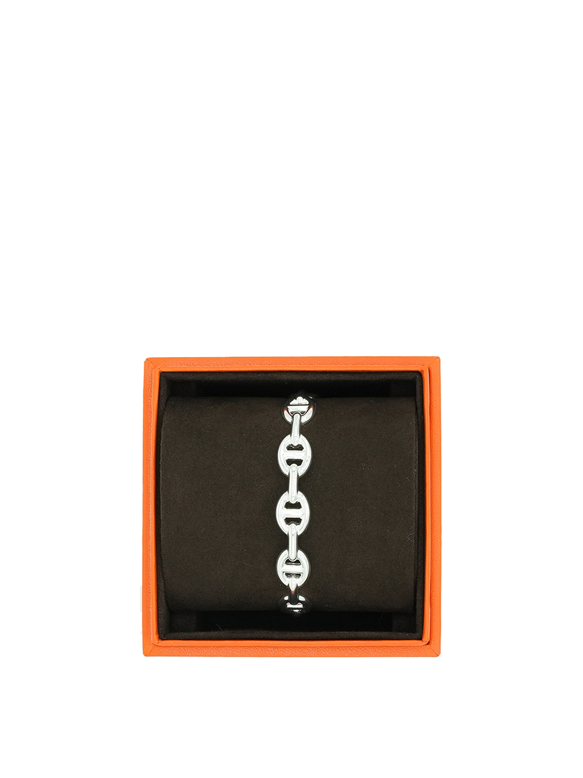 NEW HERMÈS CHAINE D'ANCRE ENCHAINNEE BRACELET PHW