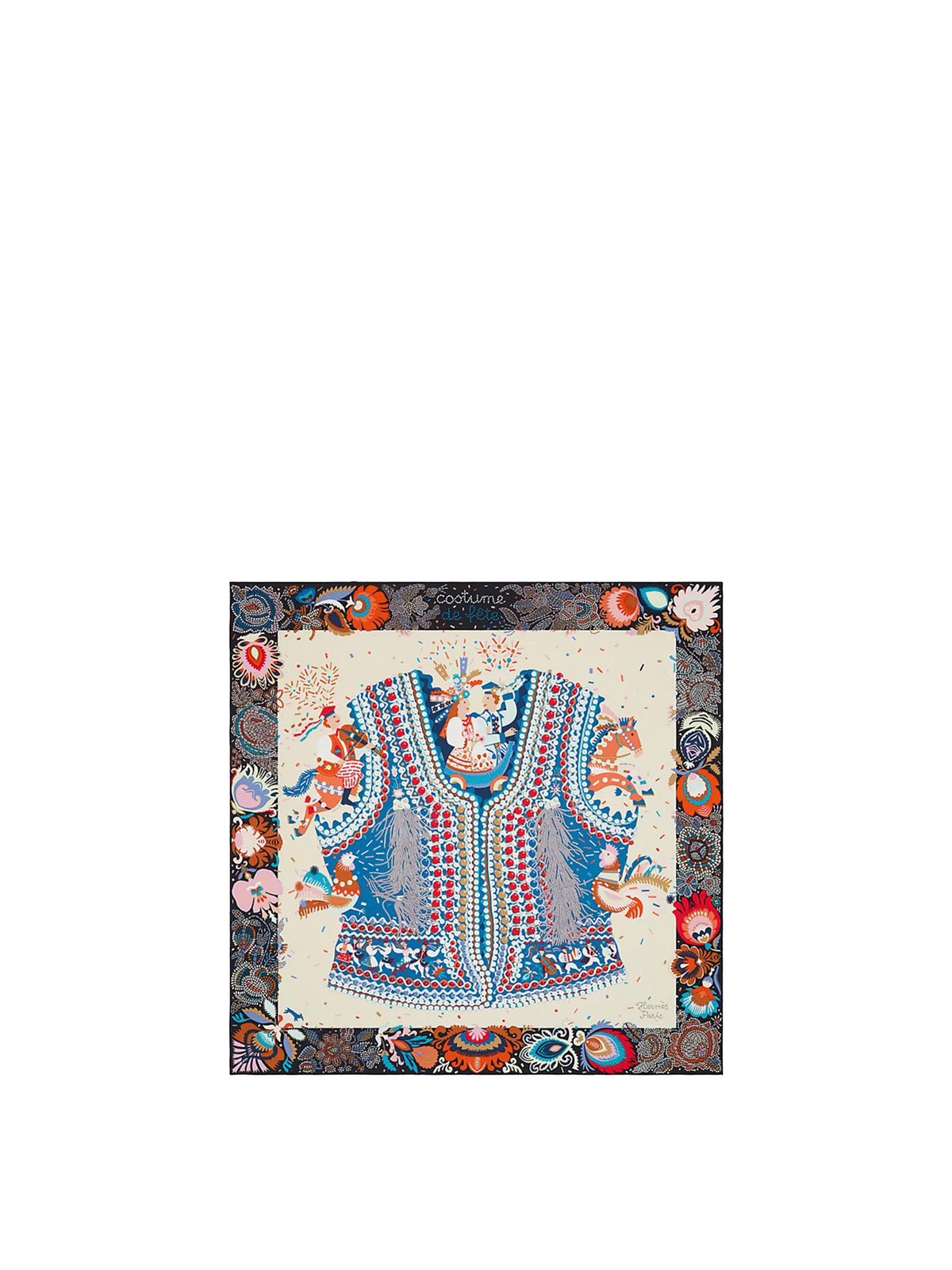 NEW HERMÈS COSTUME DE FETE SCARF