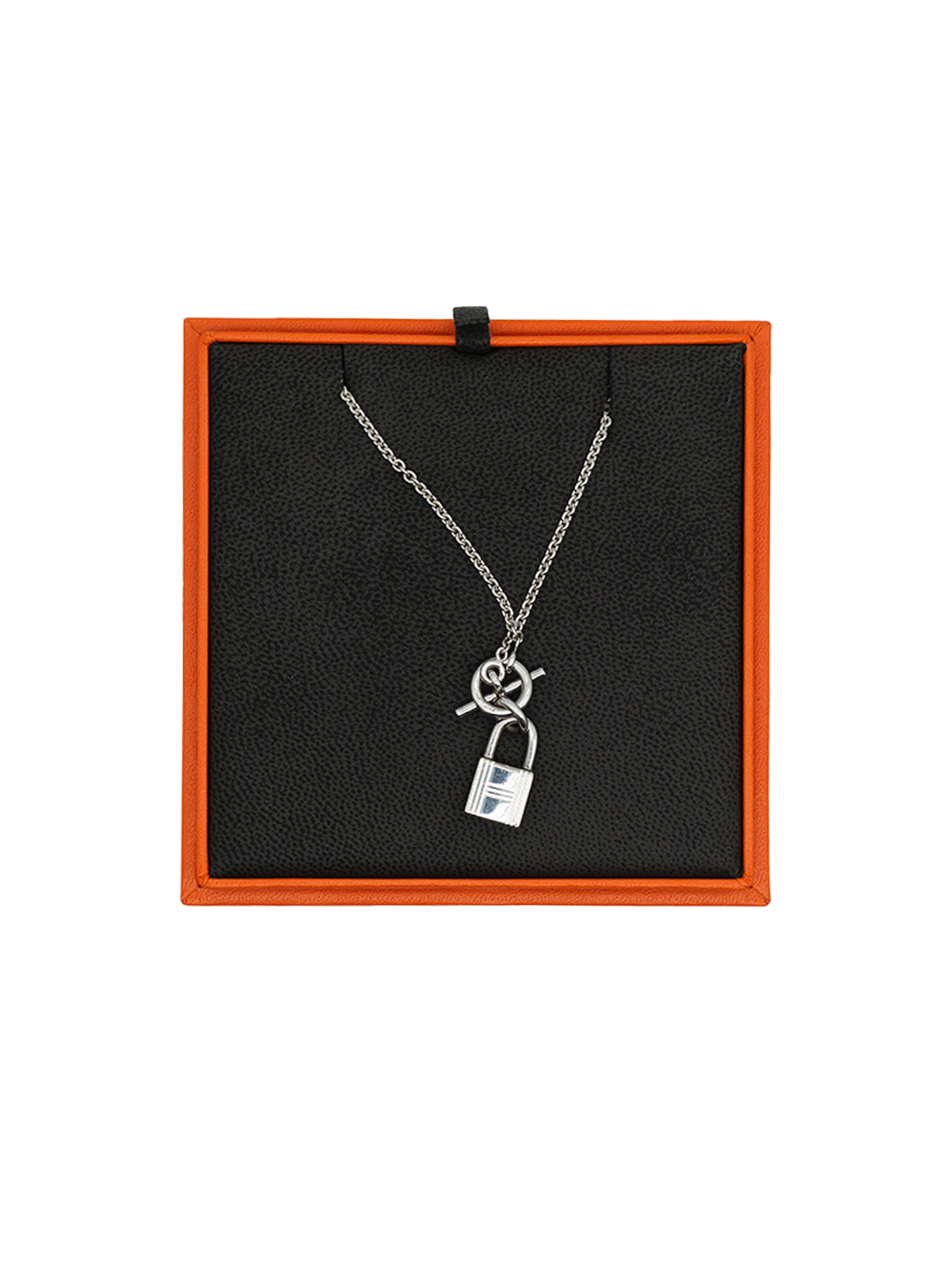 PRE-LOVED HERMÈS AMULET KELLY NECKLACE PHW