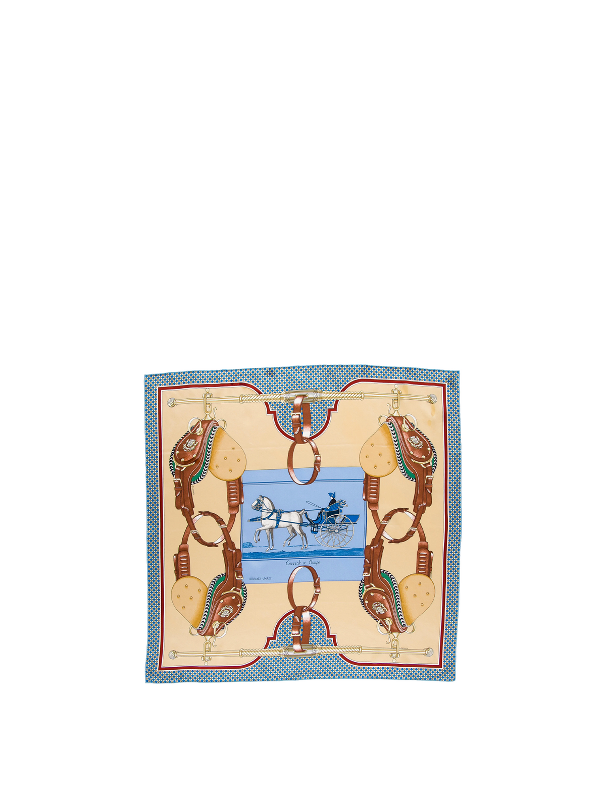 NEW HERMÈS CARRICK A POMPE SCARF