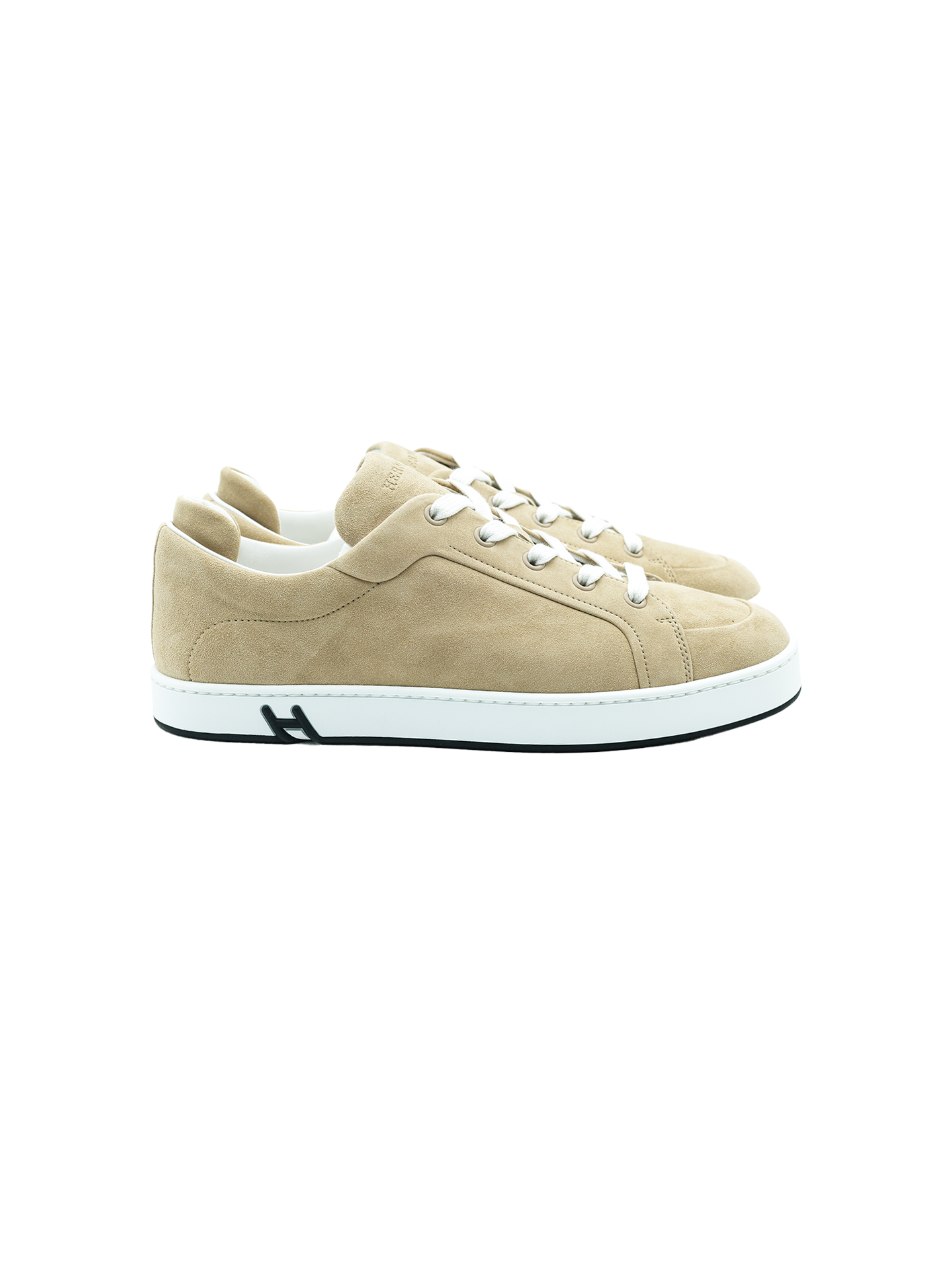 NEW HERMÈS KID SNEAKER BEIGE CAMEL