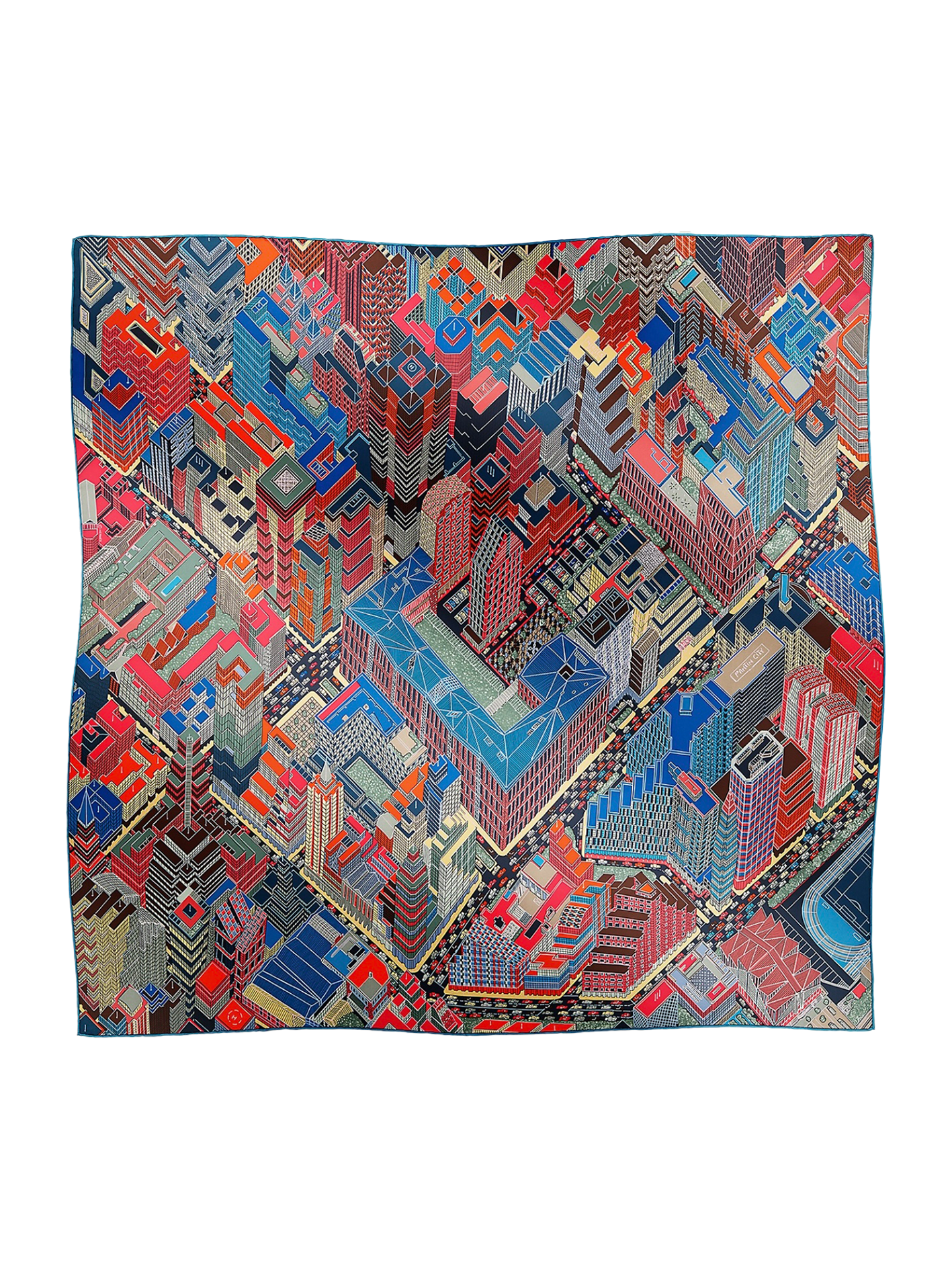 NEW HERMÈS PANTIN CITY SCARF