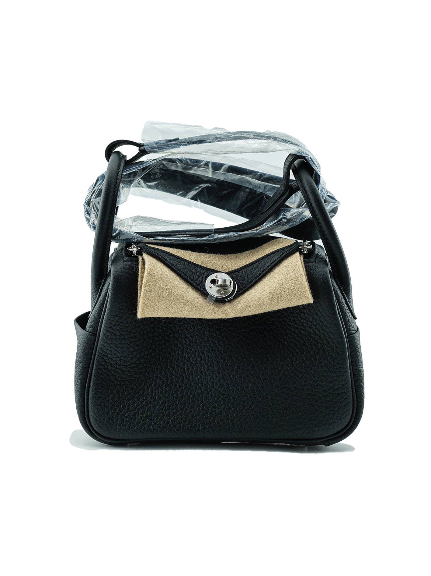 NEW HERMES MINI LINDY TAURILLON CLEMENCE BLACK PHW