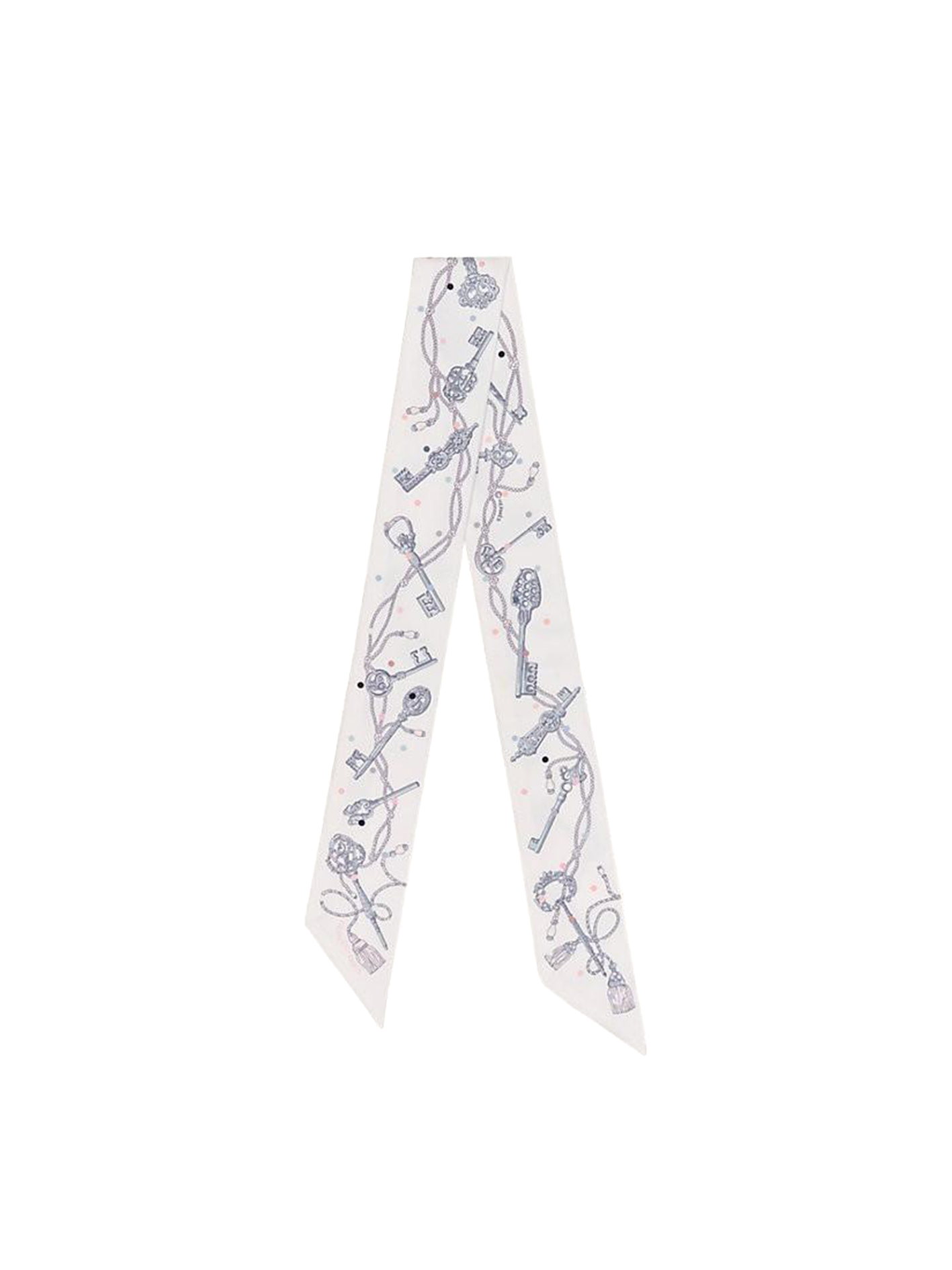 NEW HERMÈS LES CLES A POIS TWILLY