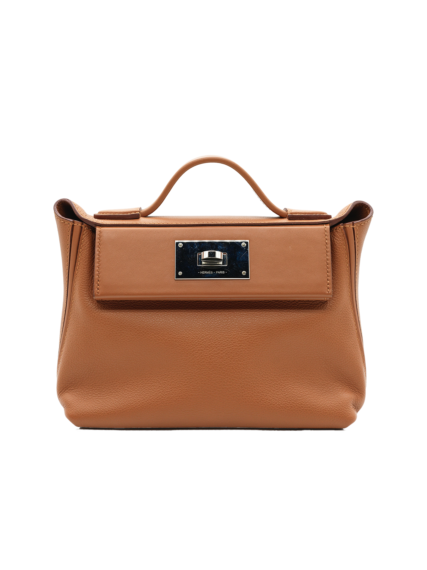 PRE-LOVED HERMÈS MINI 2424 SWIFT/ EVERCOLOR GOLD PHW