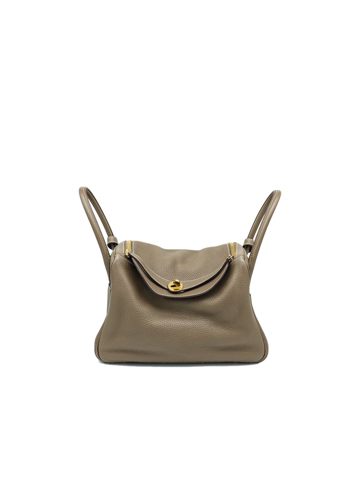 PRE-LOVED HERMÈS LINDY 30 TAURILLON CLEMENCE ETOUPE GHW