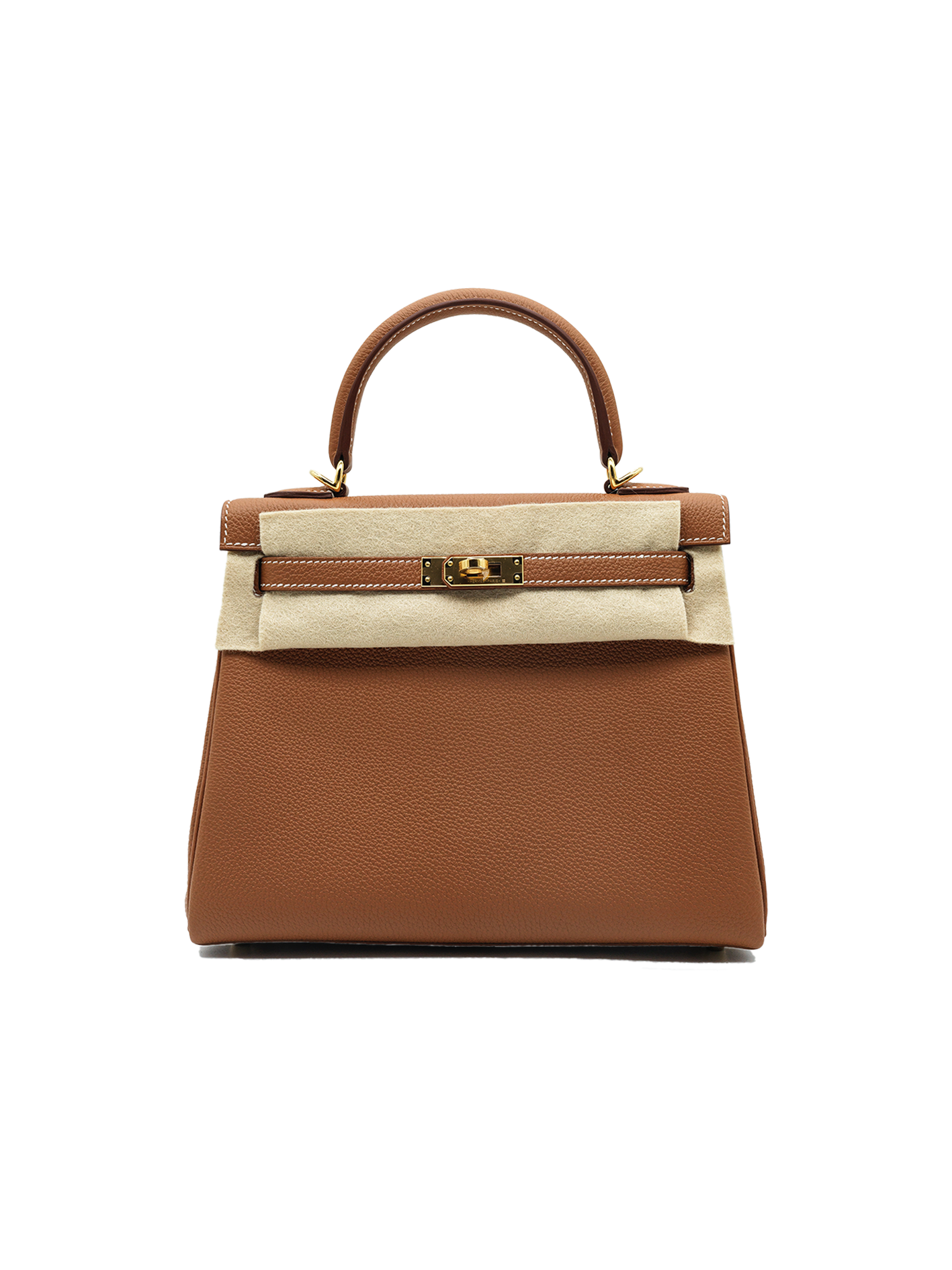 NEW HERMÈS KELLY 25 TOGO GOLD GHW