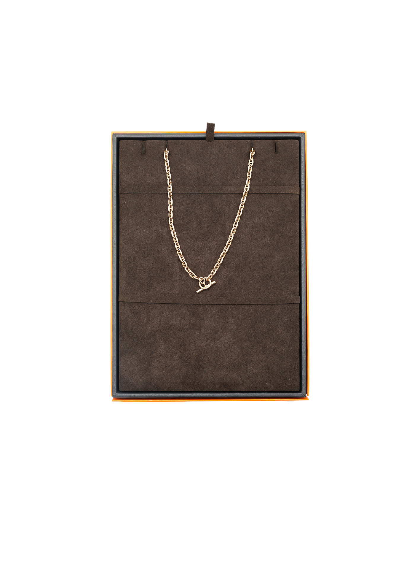 NEW HERMÈS CHAINE D'ANCRE ENCHAINNEE NECKLANCE RGHW
