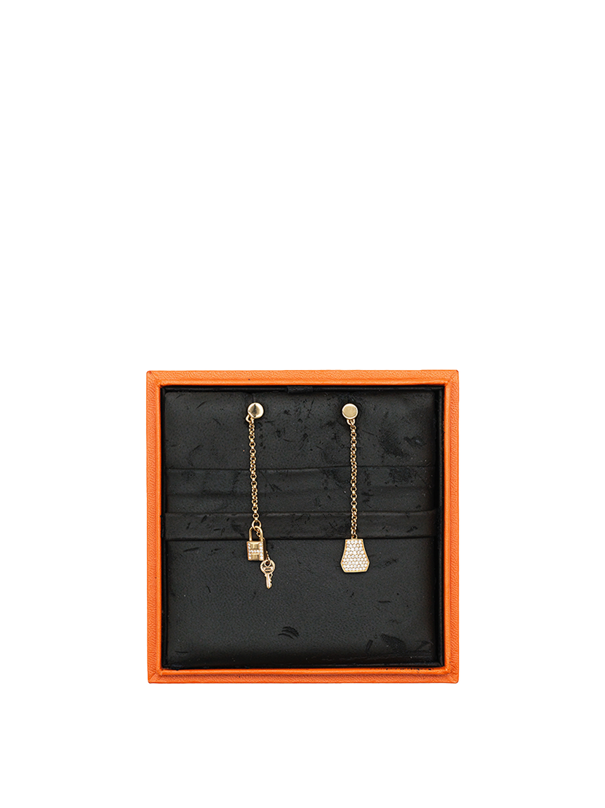 PRE-LOVED HERMÈS KELLY CLOCHETTE EARRING WITH DIAMOND RGHW