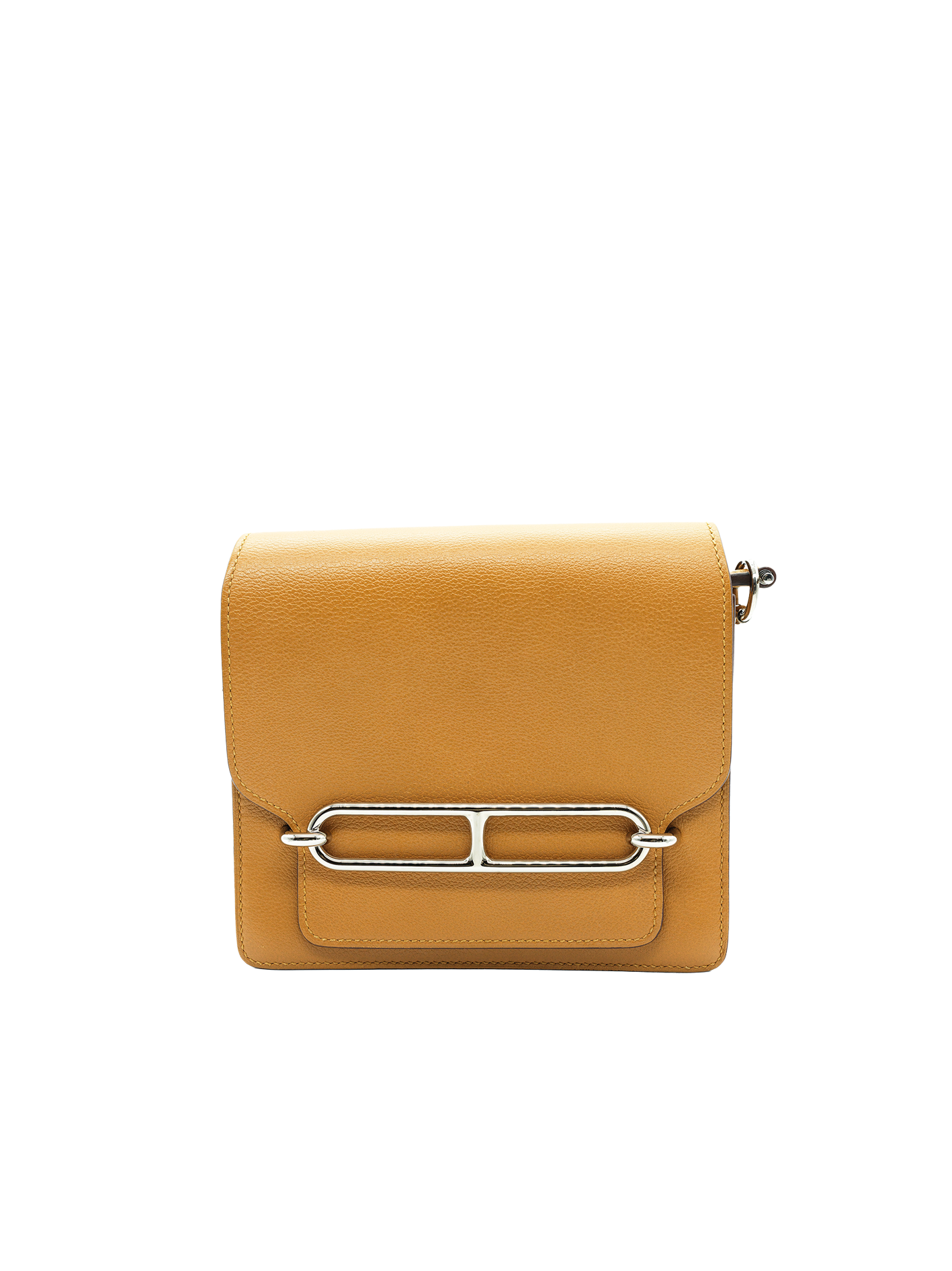 PRE-LOVED HERMÈS MINI ROULIS EVERCOLOR CARAMEL PHW