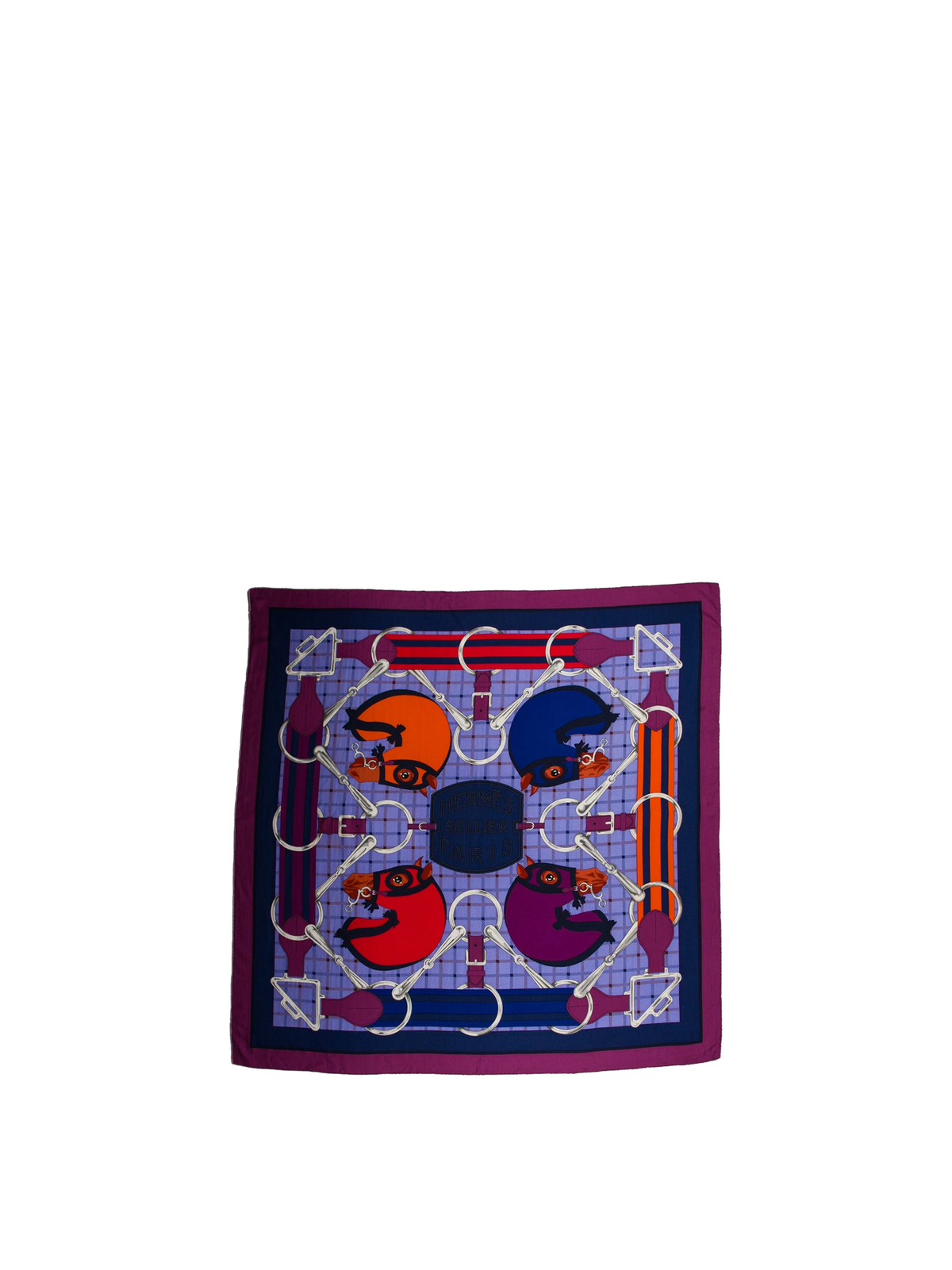 NEW HERMÈS TATERSALE FOREVER SCARF 140 CM