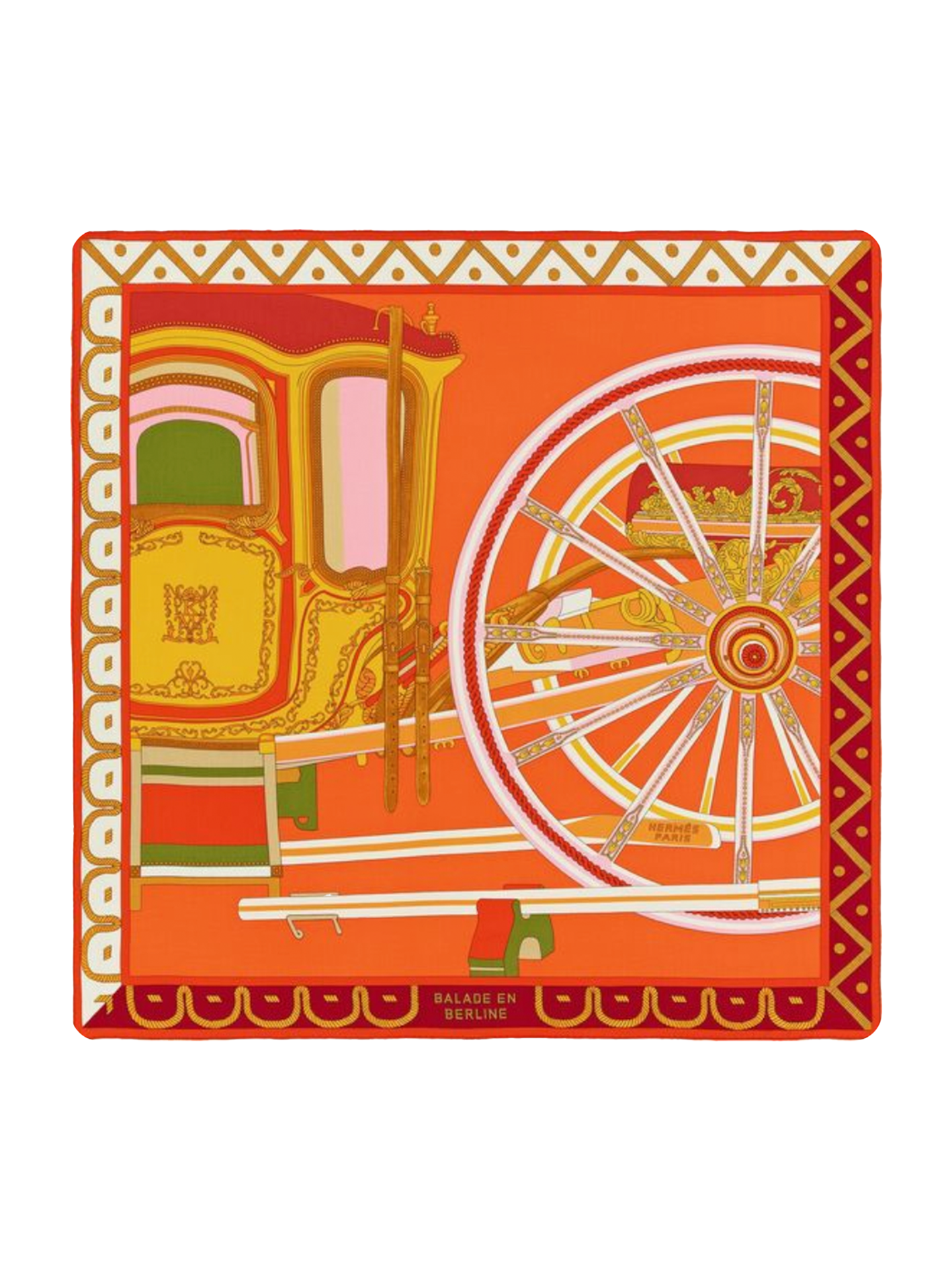 PRE-LOVED HERMÈS BALADE EN BERLINE SCARF