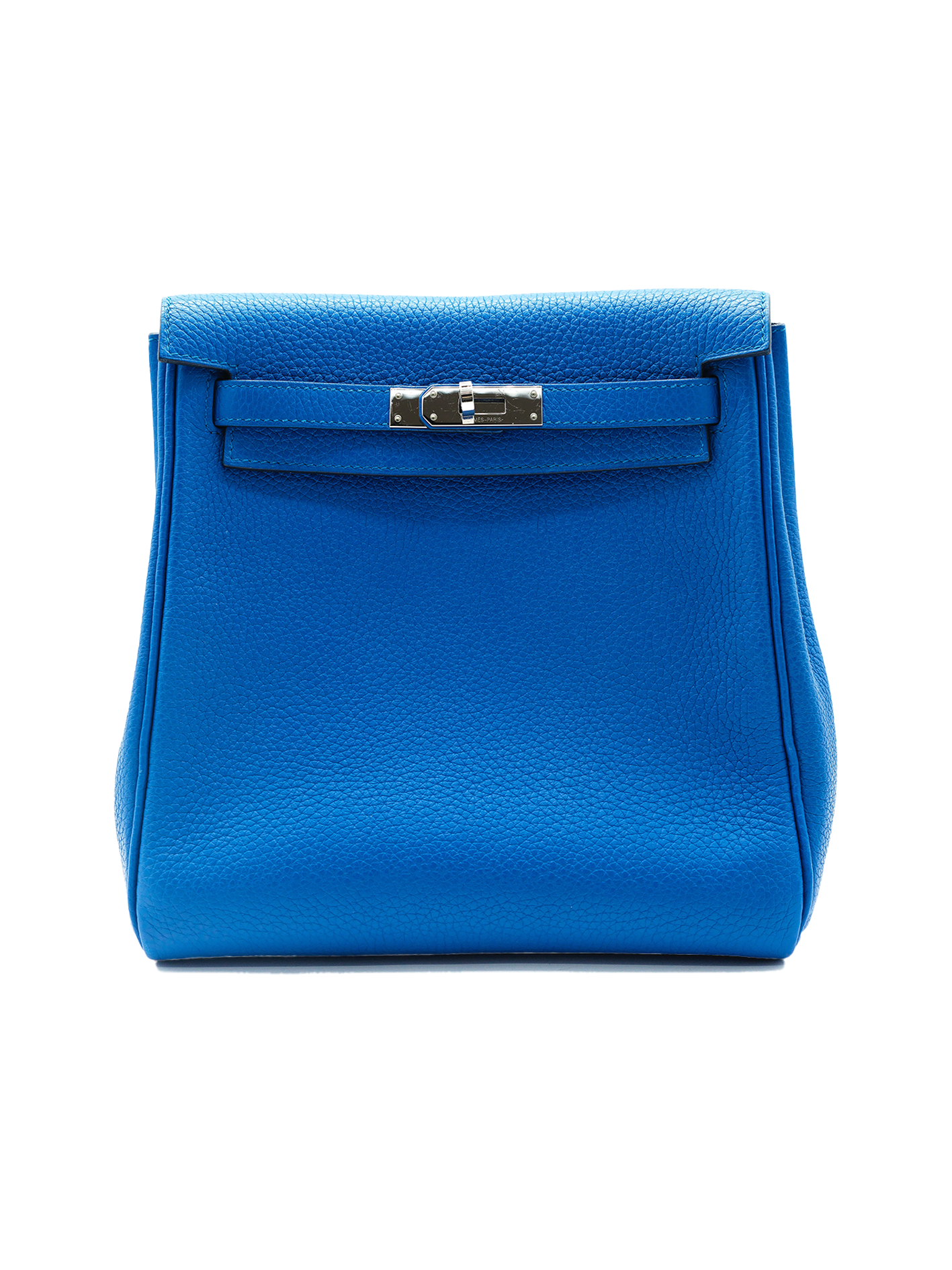 PRE-LOVED HERMÈS KELLY ADO TAURILLON CLEMENCE BLUE FRIDA PHW