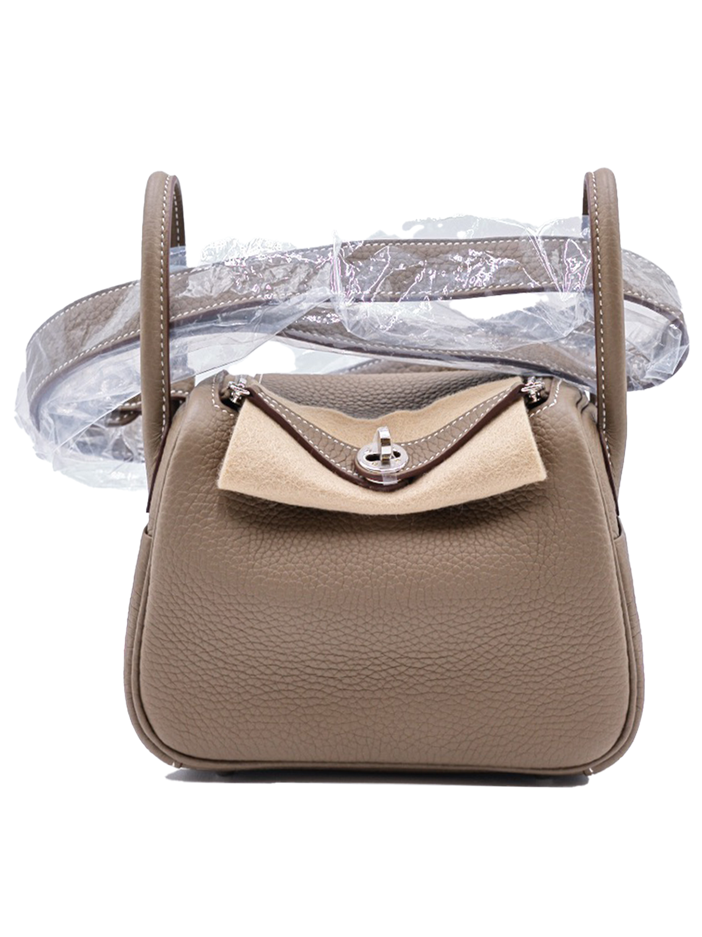 NEW HERMES MINI LINDY TAURILLON CLEMENCE ETOUPE PHW