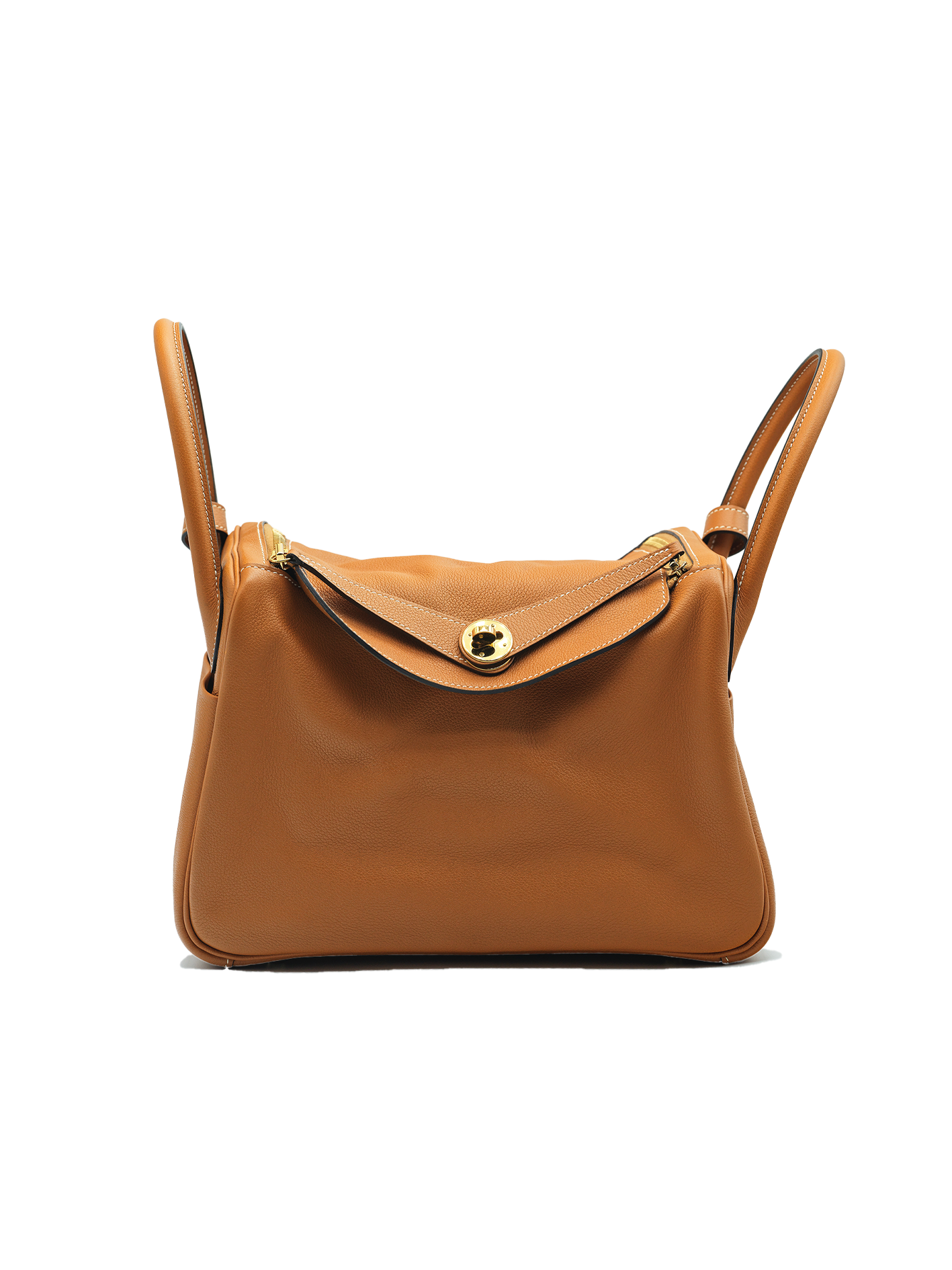 PRE-LOVED HERMES LINDY 30 EVERCOLOR GOLD PHW