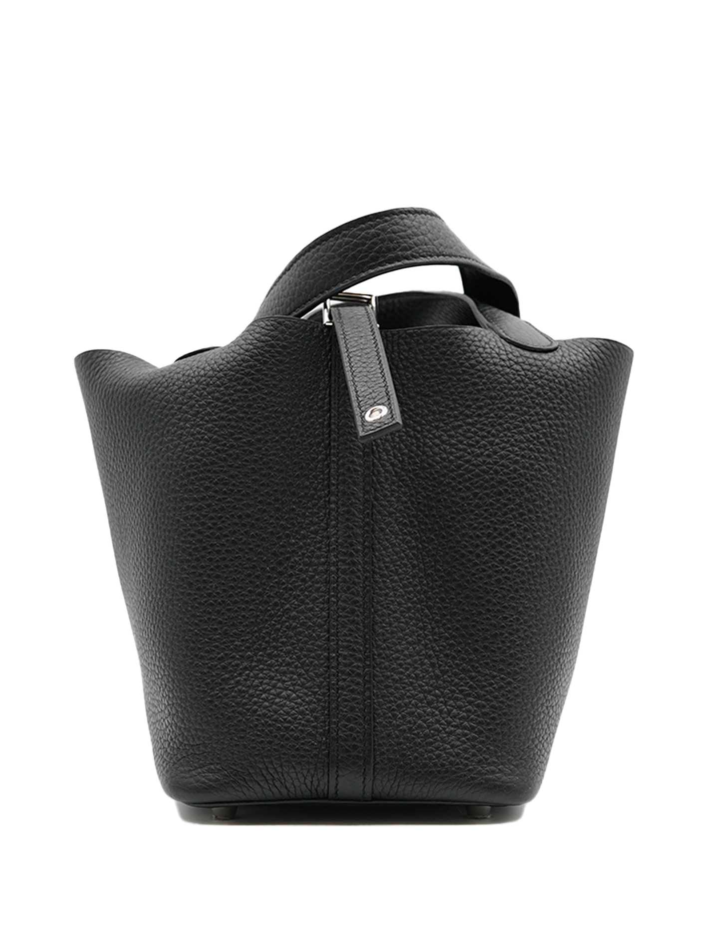 PRE-LOVED HERMES PICOTIN 18 TAURILLON CLEMENCE BLACK PHW