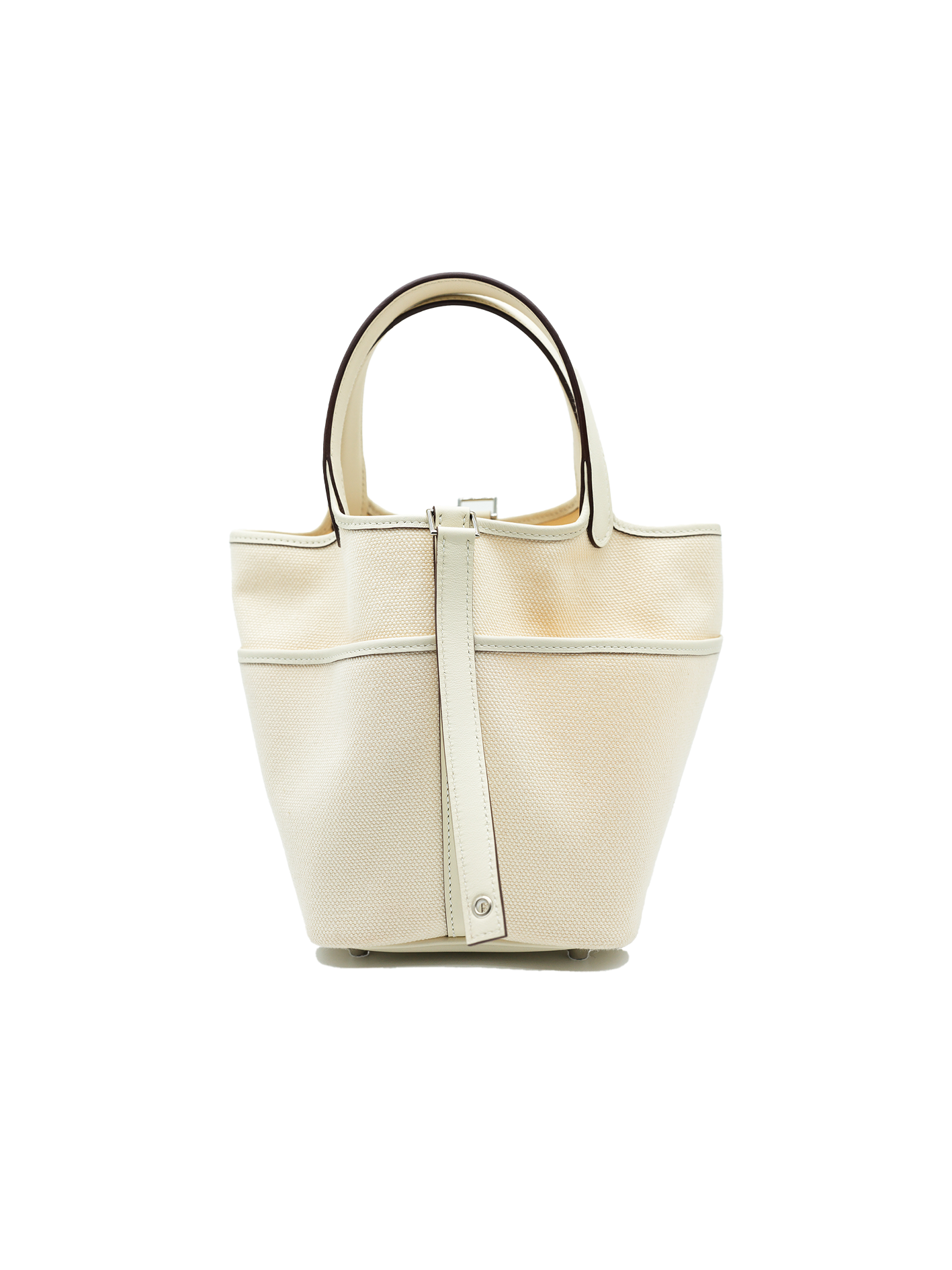 PRE-LOVED HERMÈS PICOTIN 18 CARGO SWIFT/ TOILE NATA PHW