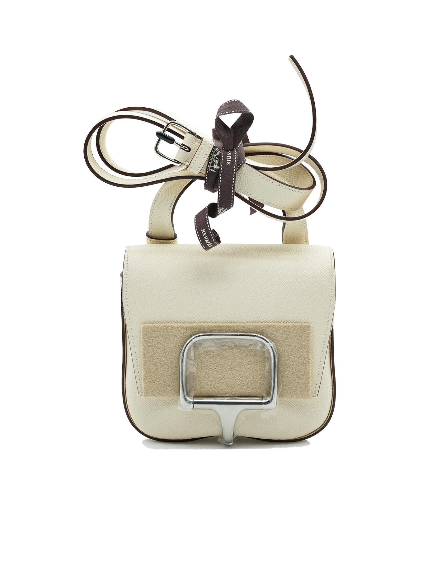 NEW HERMÈS DELLA CAVALLERIA MINI BAG EPSOM NATA PHW