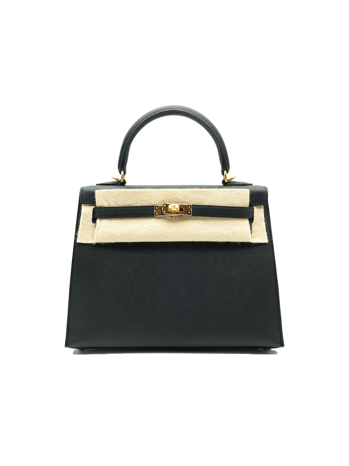 NEW HERMÈS KELLY 25 EPSOM BLACK GHW