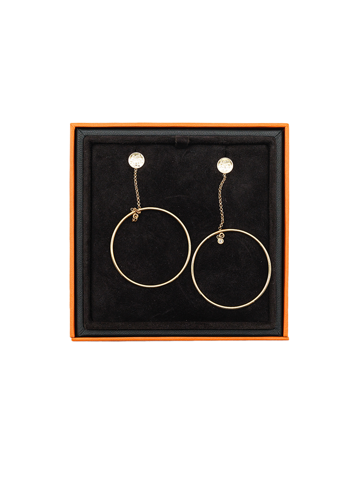 PRE-LOVED HERMÈS EX-LIBRIS EARRING RGHW