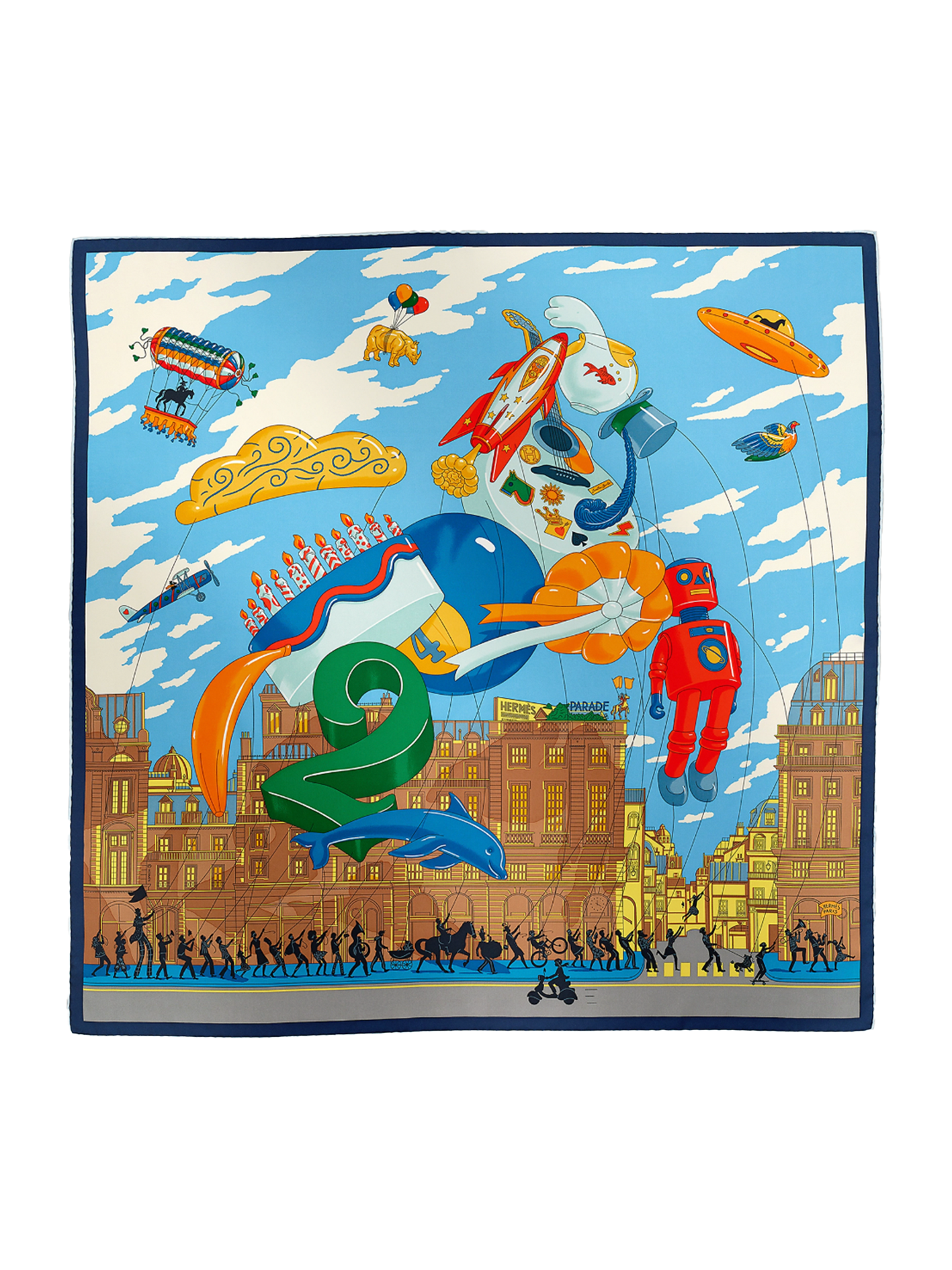 NEW HERMÈS PARADE SCARF