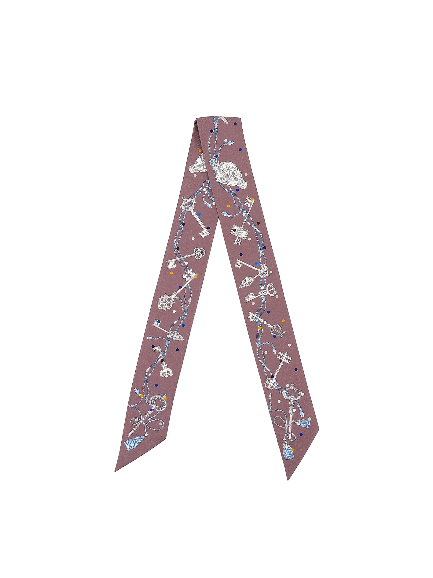 NEW HERMÈS LES CLES A POIS TWILLY