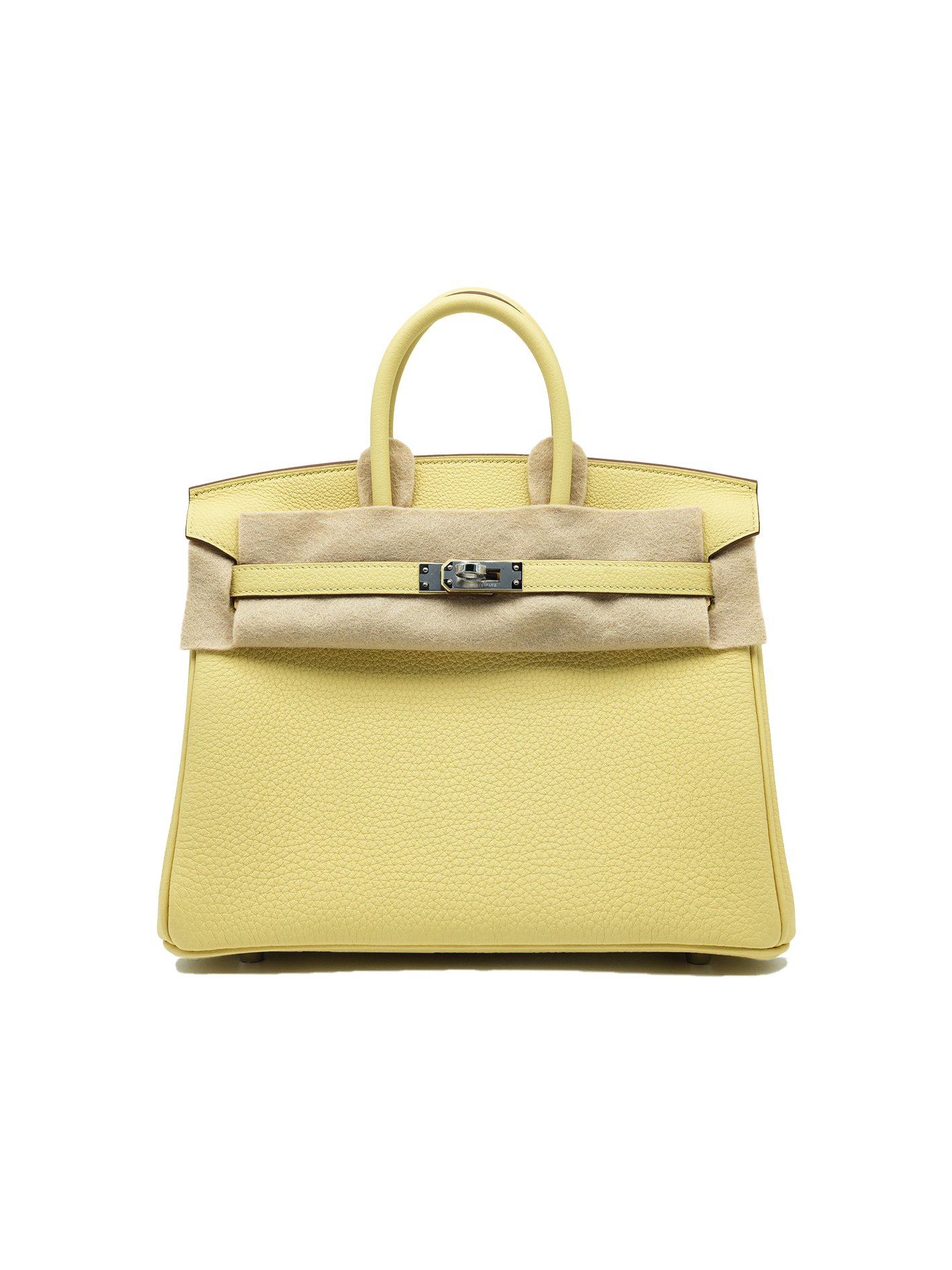 NEW HERMÈS BIRKIN 25 TOGO JAUNE POUSSIN PHW
