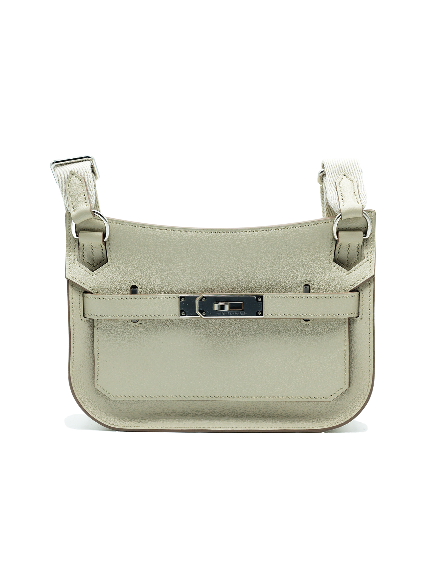PRE-LOVED HERMES MINI JYPSIERE EVERCOLOR BETON PHW