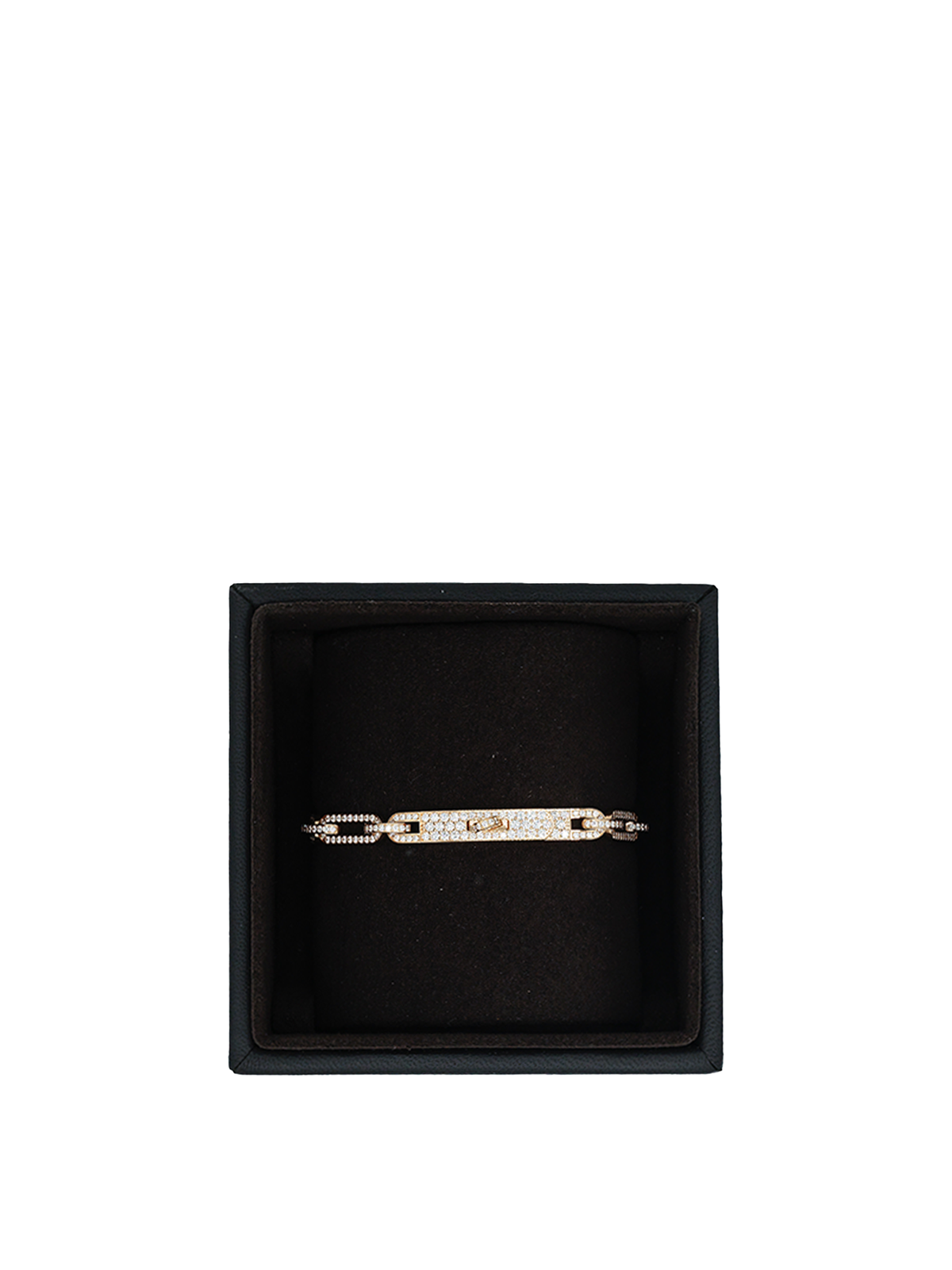 NEW HERMÈS KELLY CHAINE BRACELET WITH DIAMOND RGHW