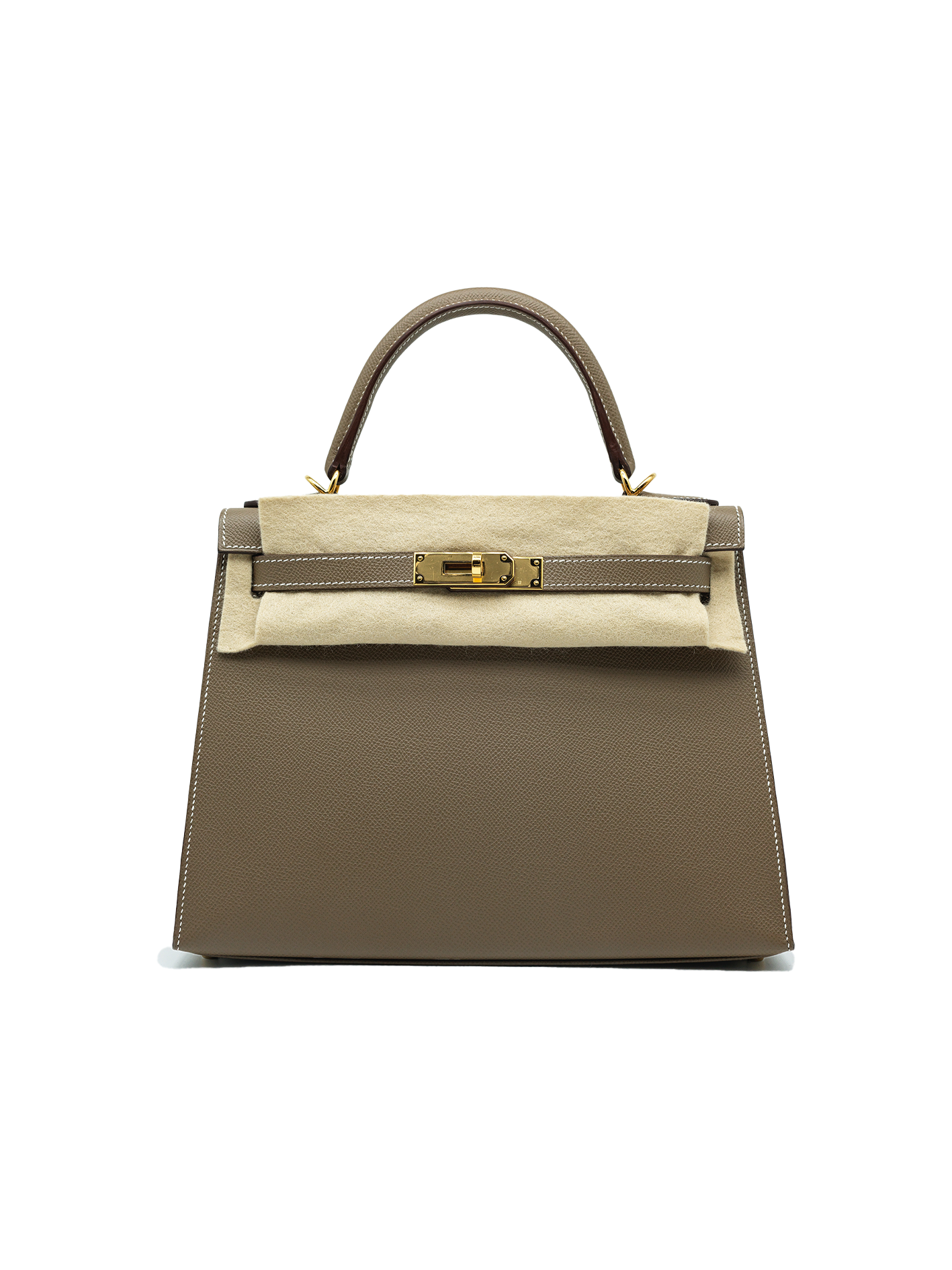 PRE-LOVED HERMÈS KELLY 28 EPSOM ETOUPE GHW