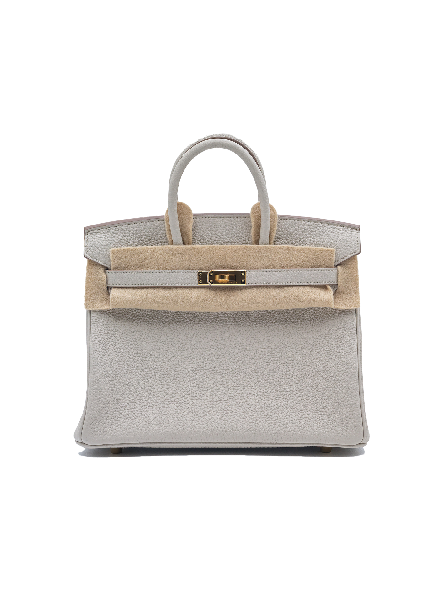 NEW HERMES BIRKIN 25 TOGO BETON GHW