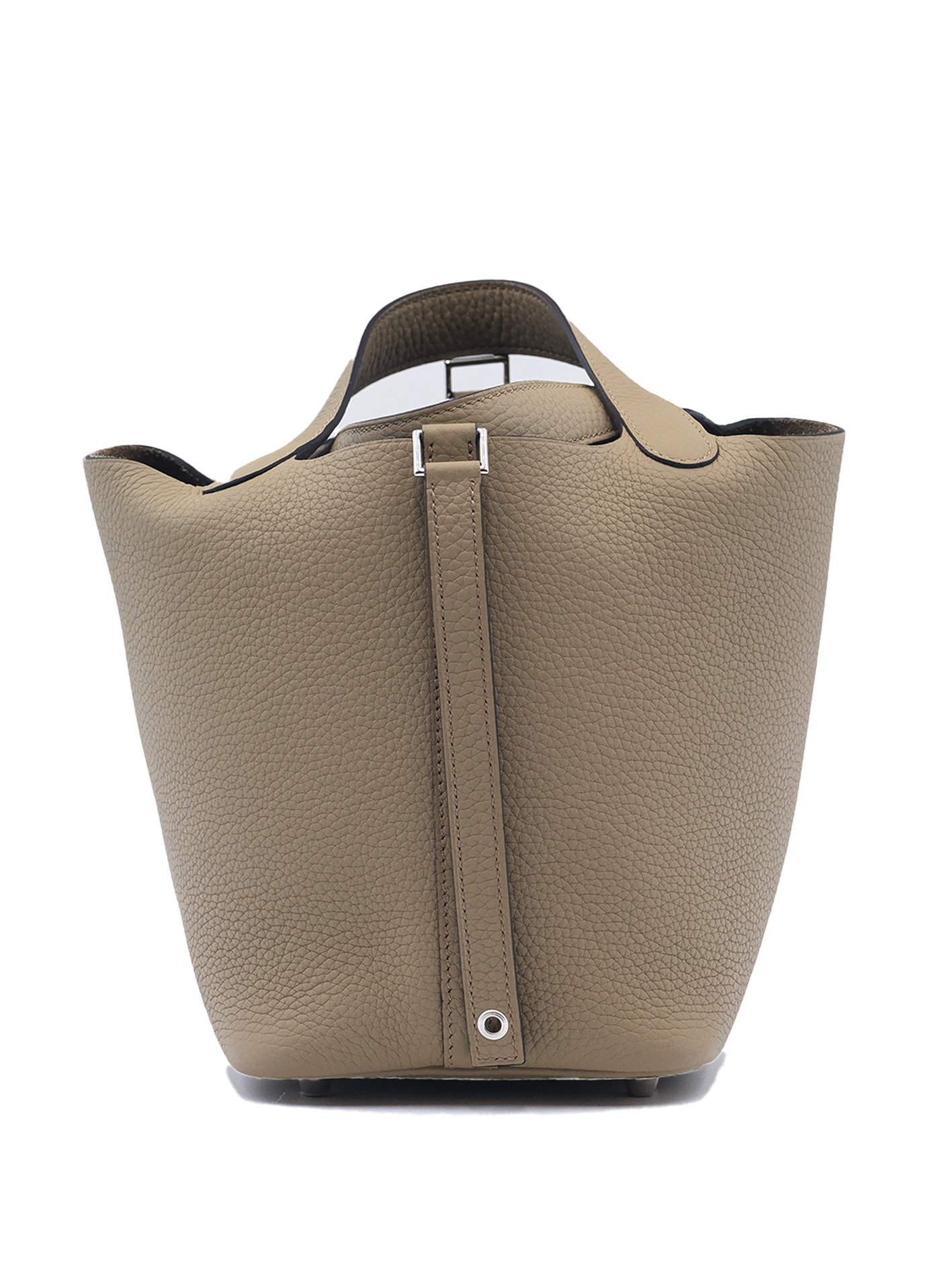 全新 HERMES PICOTIN 18 TAURILLON CLEMENCE 米色 MARFA PHW