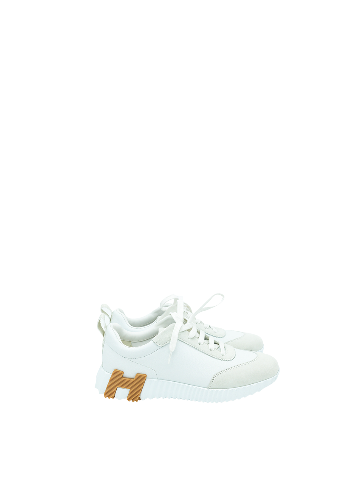 NEW HERMÈS BOUNCING SNEAKER WHITE