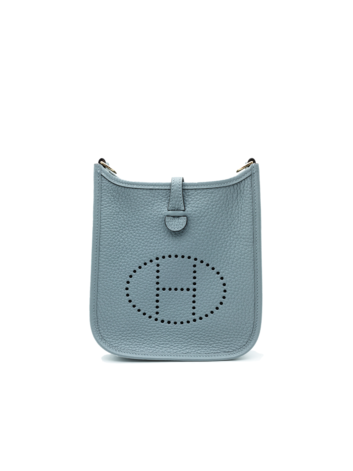 NEW HERMES MINI EVELYNE TAURILLON CLEMENCE GRIS PANTIN PBHW