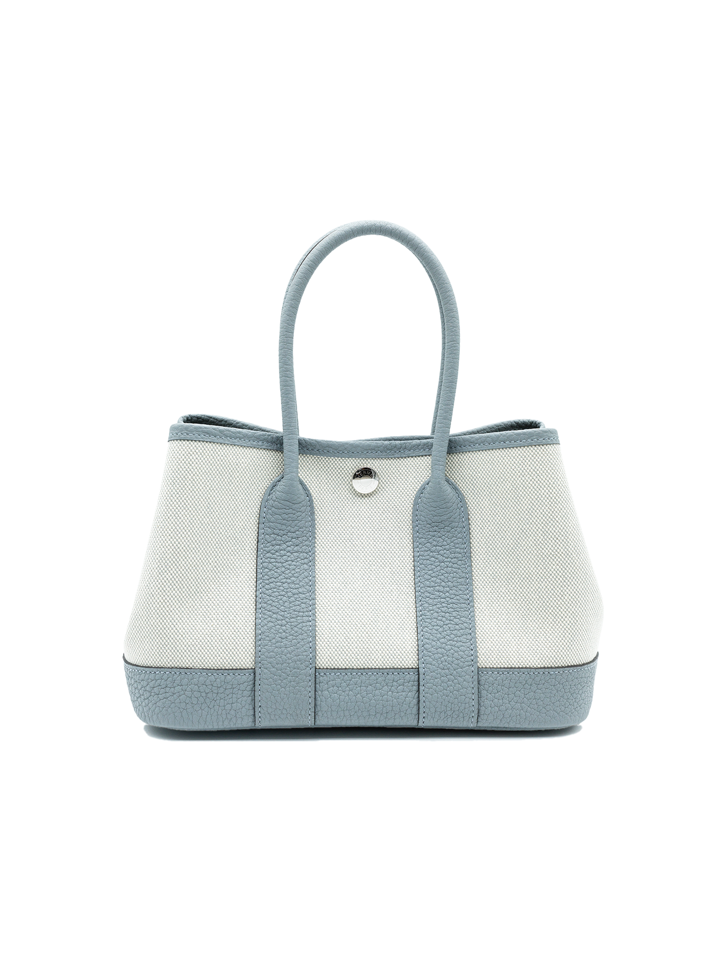 NEW HERMES MINI GARDEN PARTY TOILE GRIS PANTIN PHW