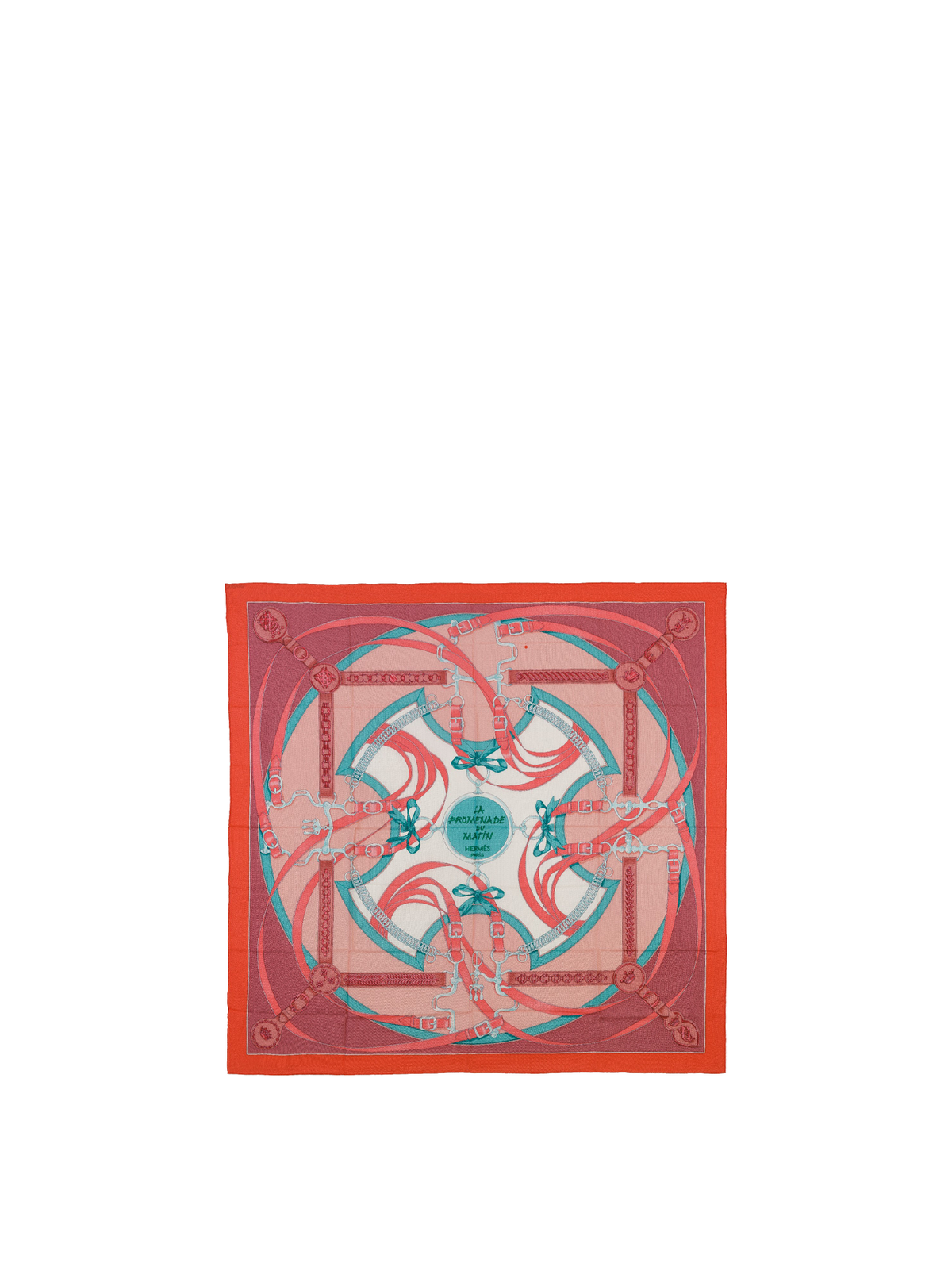 NEW HERMÈS LA PROMENADE DU MATIN SCARF 140 CM