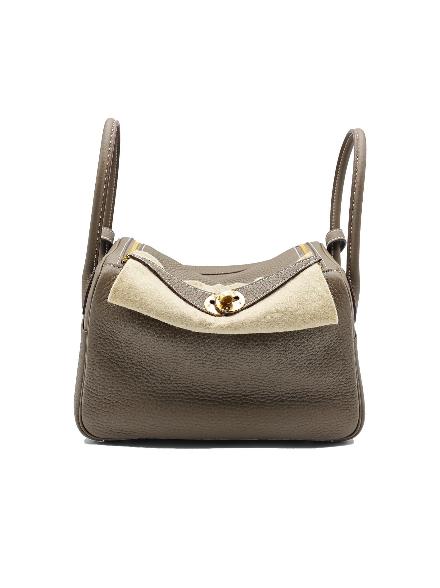 PRE-LOVED HERMES LINDY 26 TAURILLON CLEMENCE ETOUPE GHW