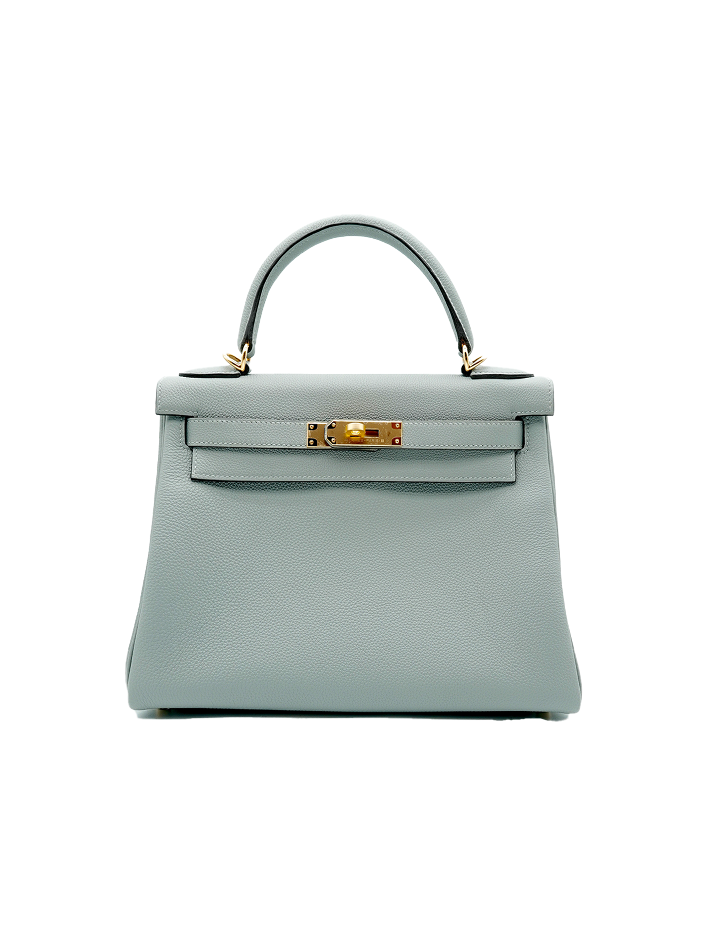 PRE-LOVED HERMES KELLY 28 TOGO GRIS MOUETTE GHW