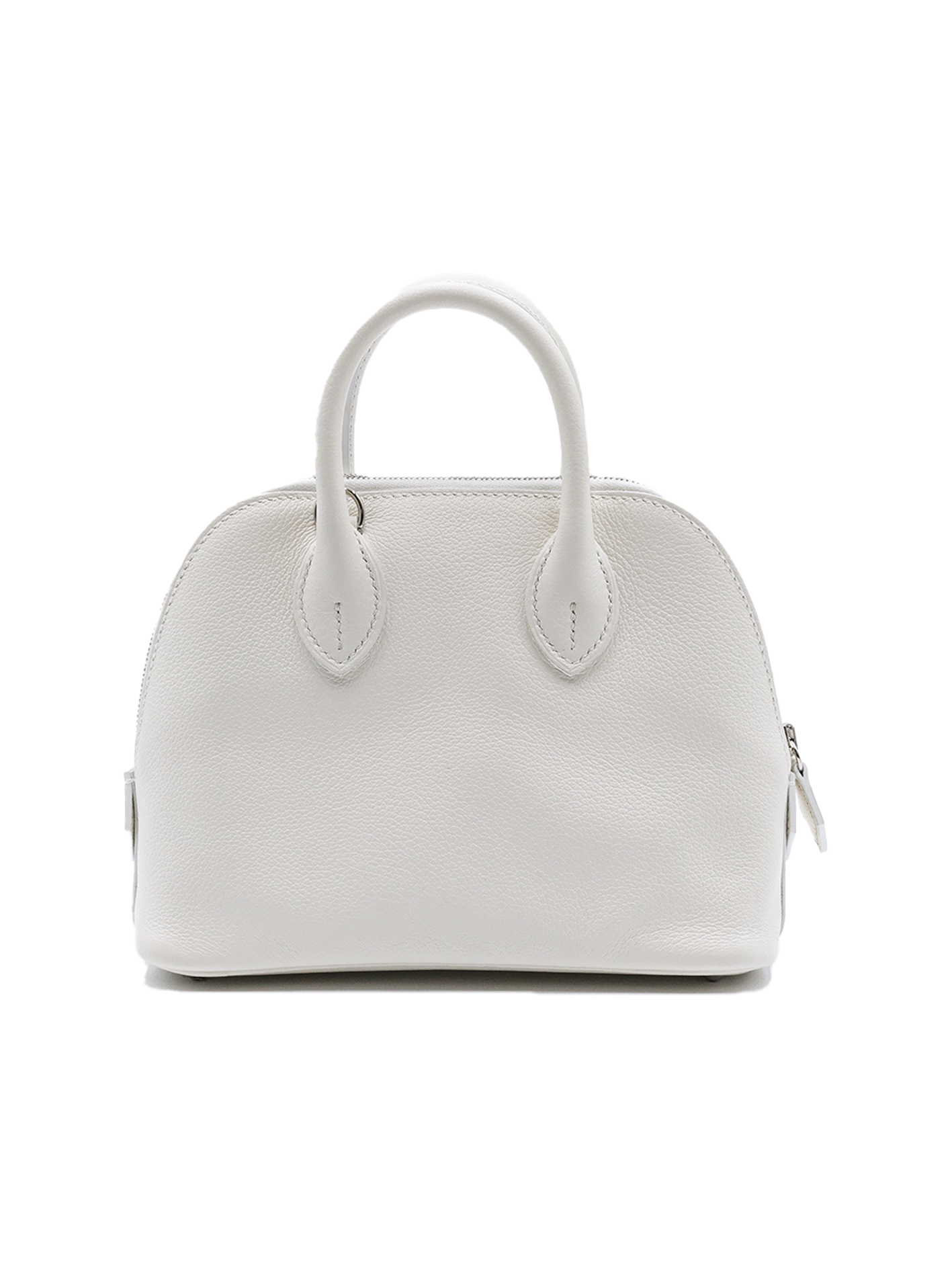 USED HERMES MINI BOLIDE EVERCOLOR BLANC PHW
