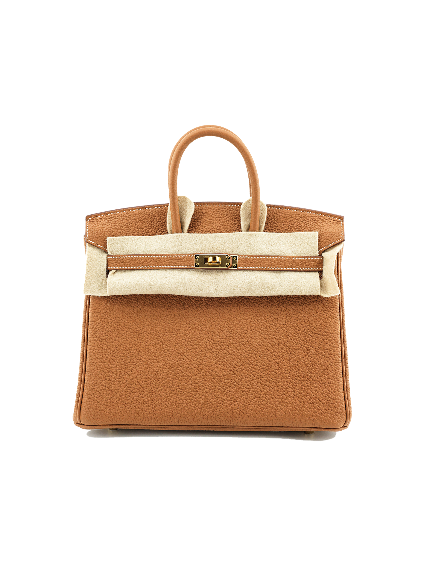 NEW HERMES BIRKIN 25 TOGO GOLD GHW