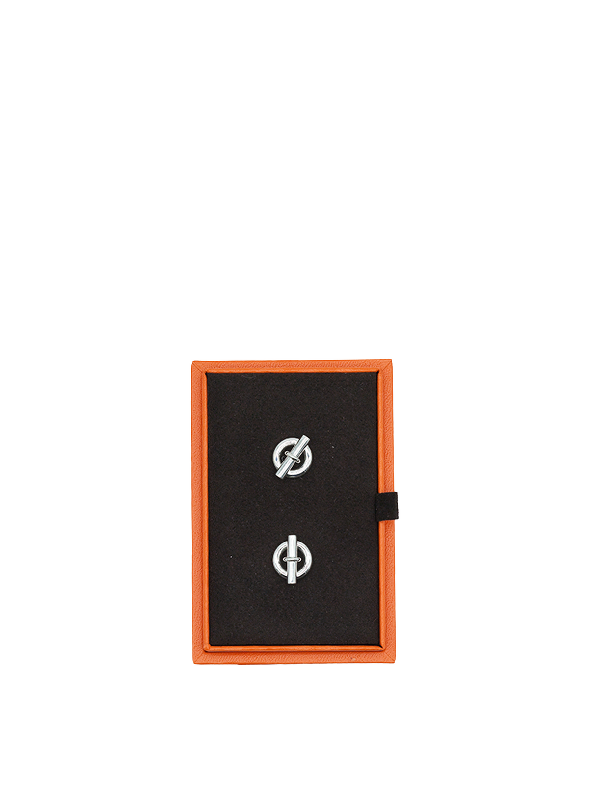 NEW HERMÈS CHAINE D'ANCRE MM EARRING PHW