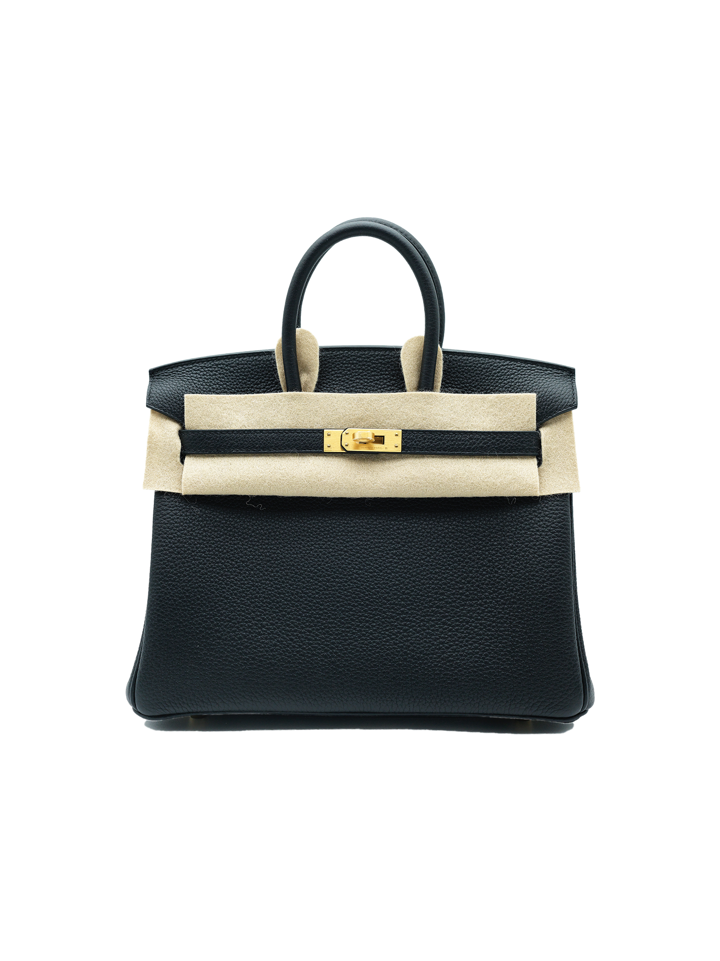 NEW HERMES BIRKIN 25 TOGO BLACK BGHW