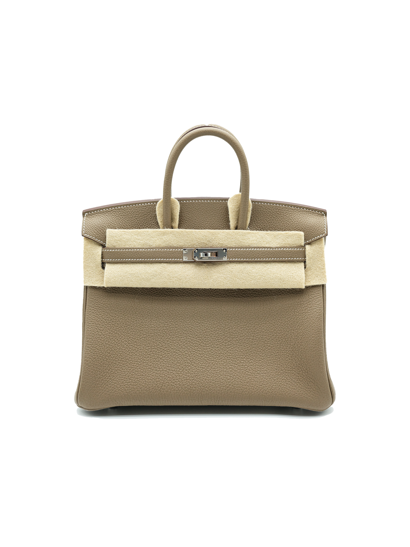 PRE-LOVED HERMES BIRKIN 25 TOGO ETOUPE PHW