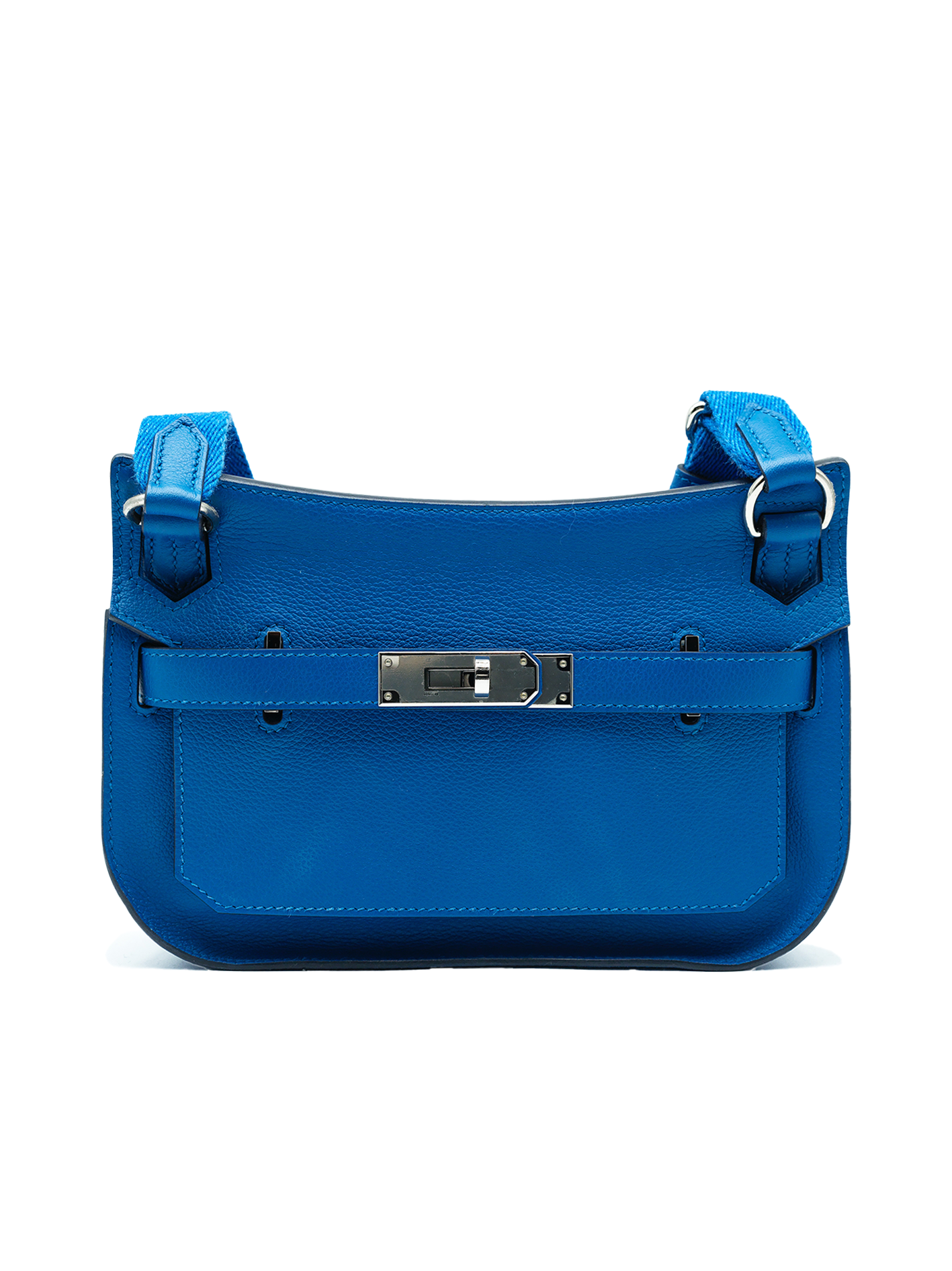 PRE-LOVED HERMÈS MINI JYPSIERE EVERCOLOR BLEU ZELLIGE PHW